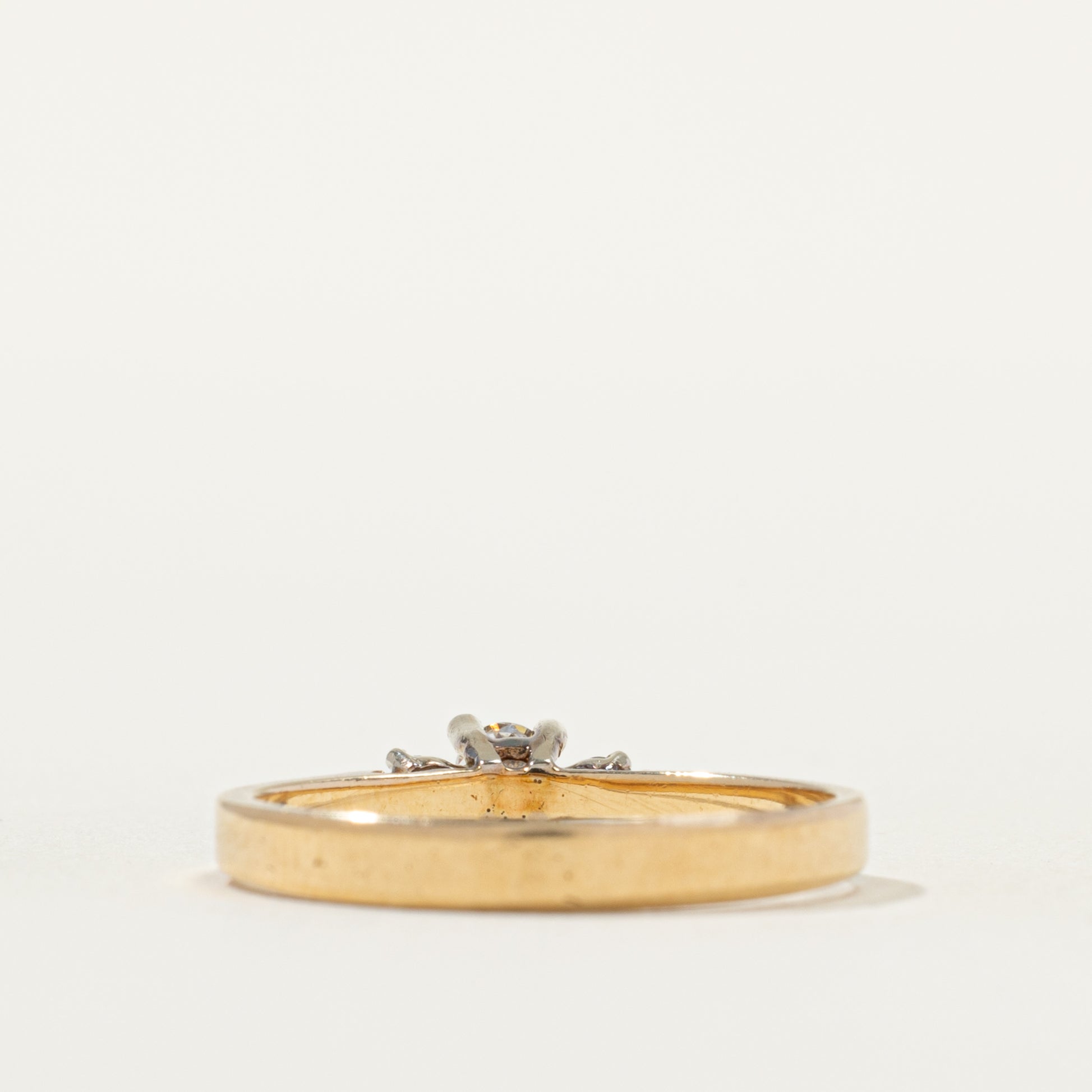 High Set Diamond Ring | 0.12ctw | SZ 6.25 |
