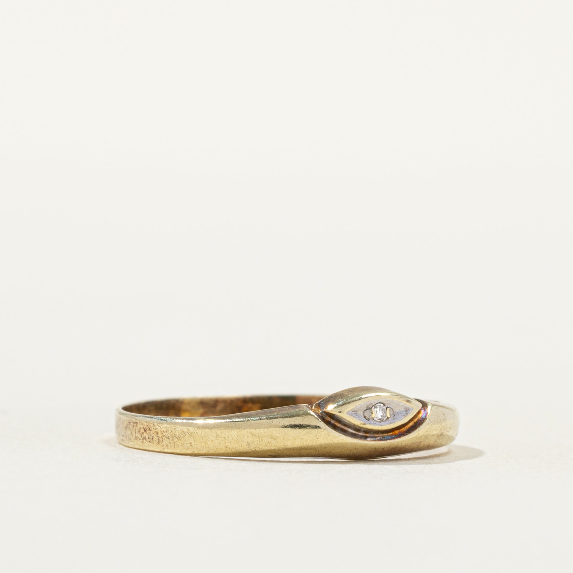 Marquise Shaped Diamond Band | SZ 7.0 |
