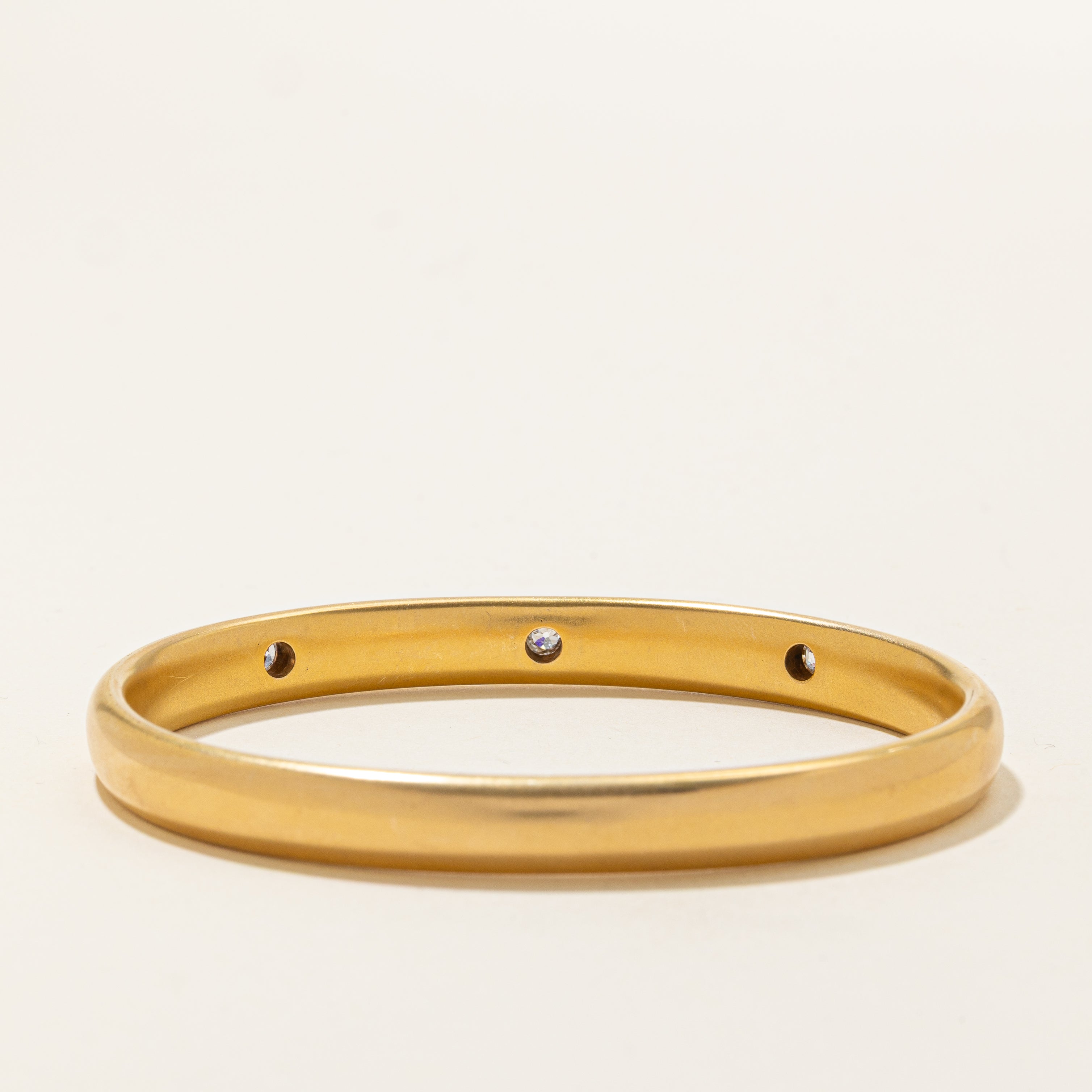 Antique star-set Old European Cut Diamond Bangle | 0.46ctw |