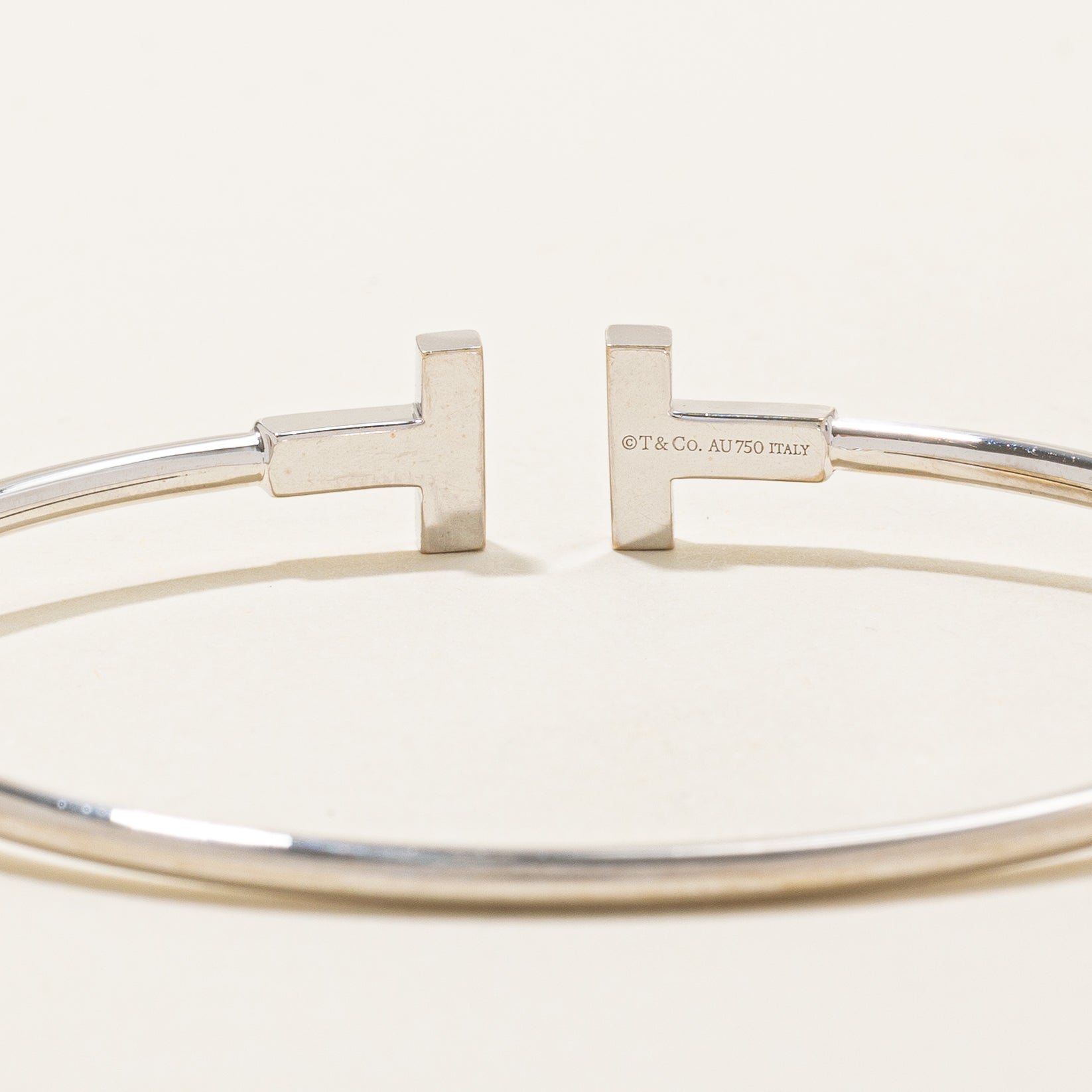 'Tiffany & Co.' Tiffany T Diamond Wire Bracelet | 0.24ctw |