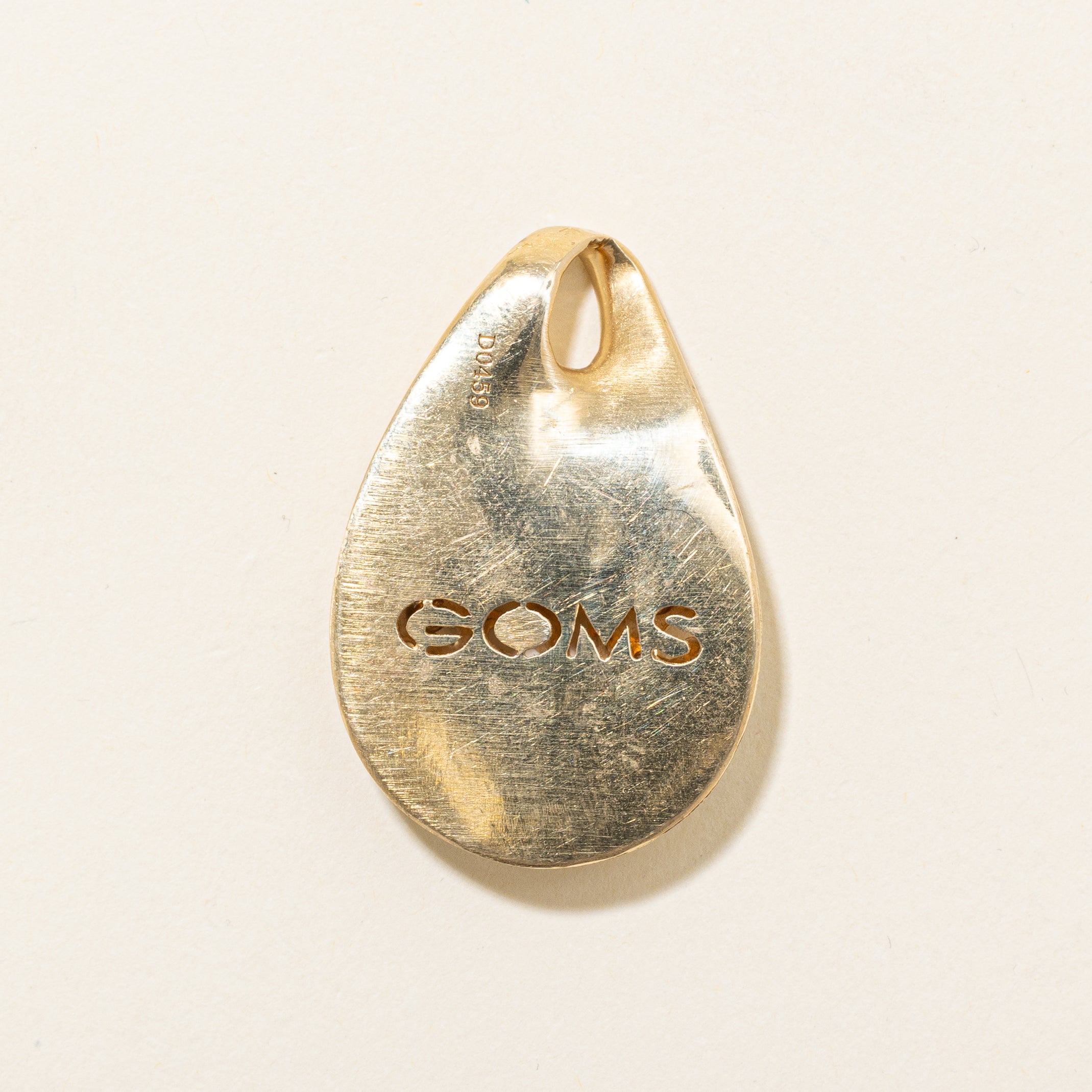 Diamond Openwork Teardrop Pendant | 0.3ctw |