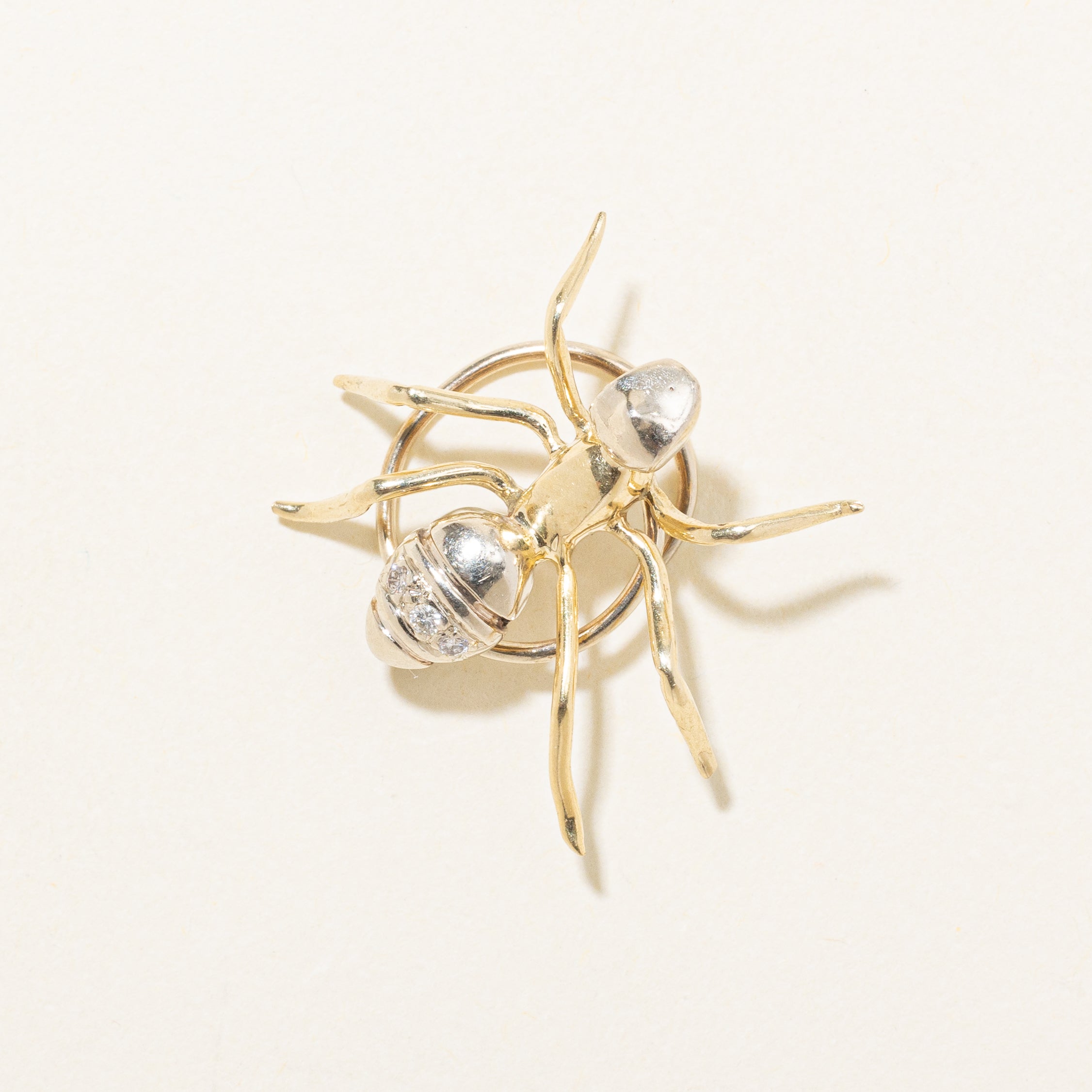 'Birks' Diamond Ant Hair Accessory | 0.02ctw |