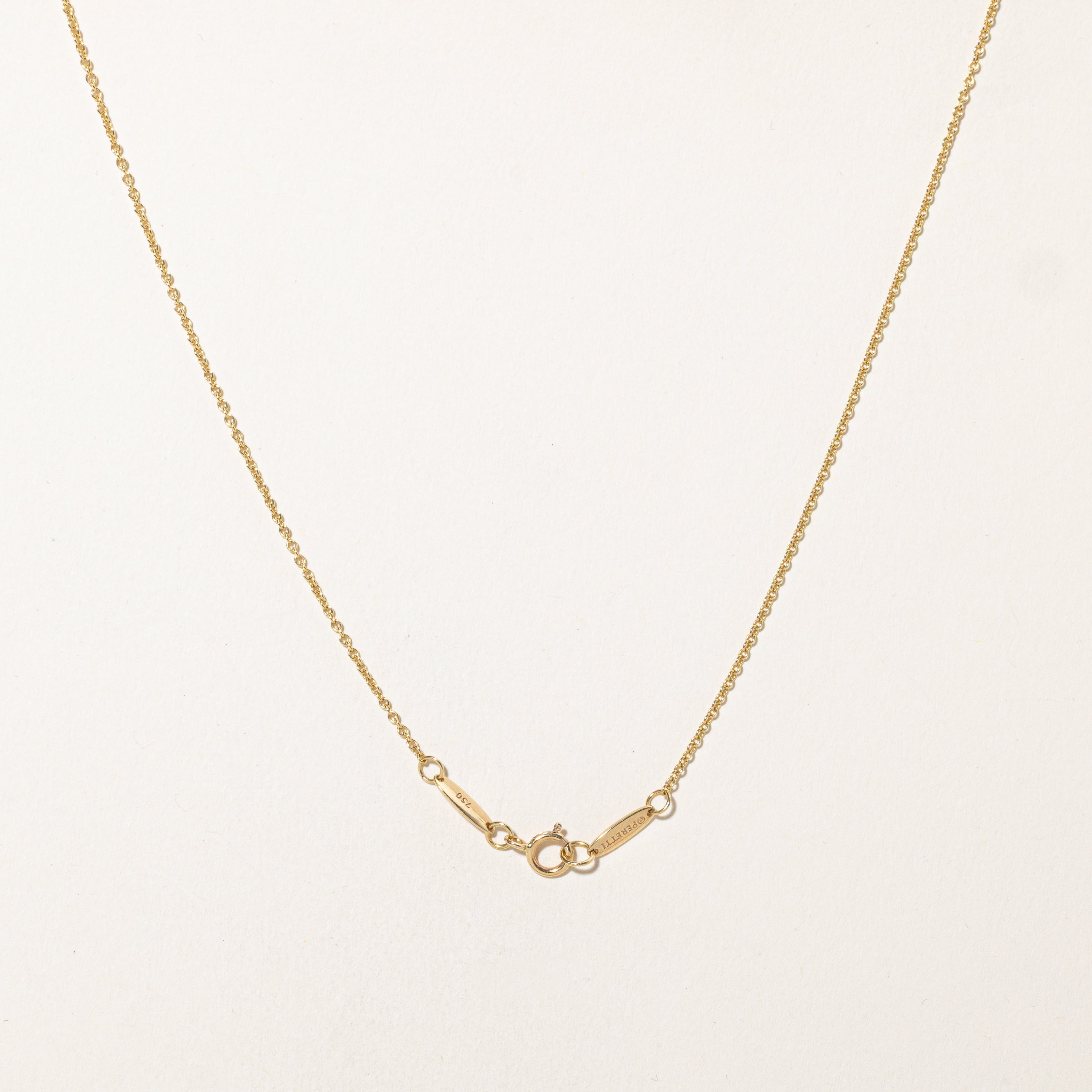 'Tiffany & Co.' Elsa Peretti Eternal Circle Pendant Necklace | 16" |