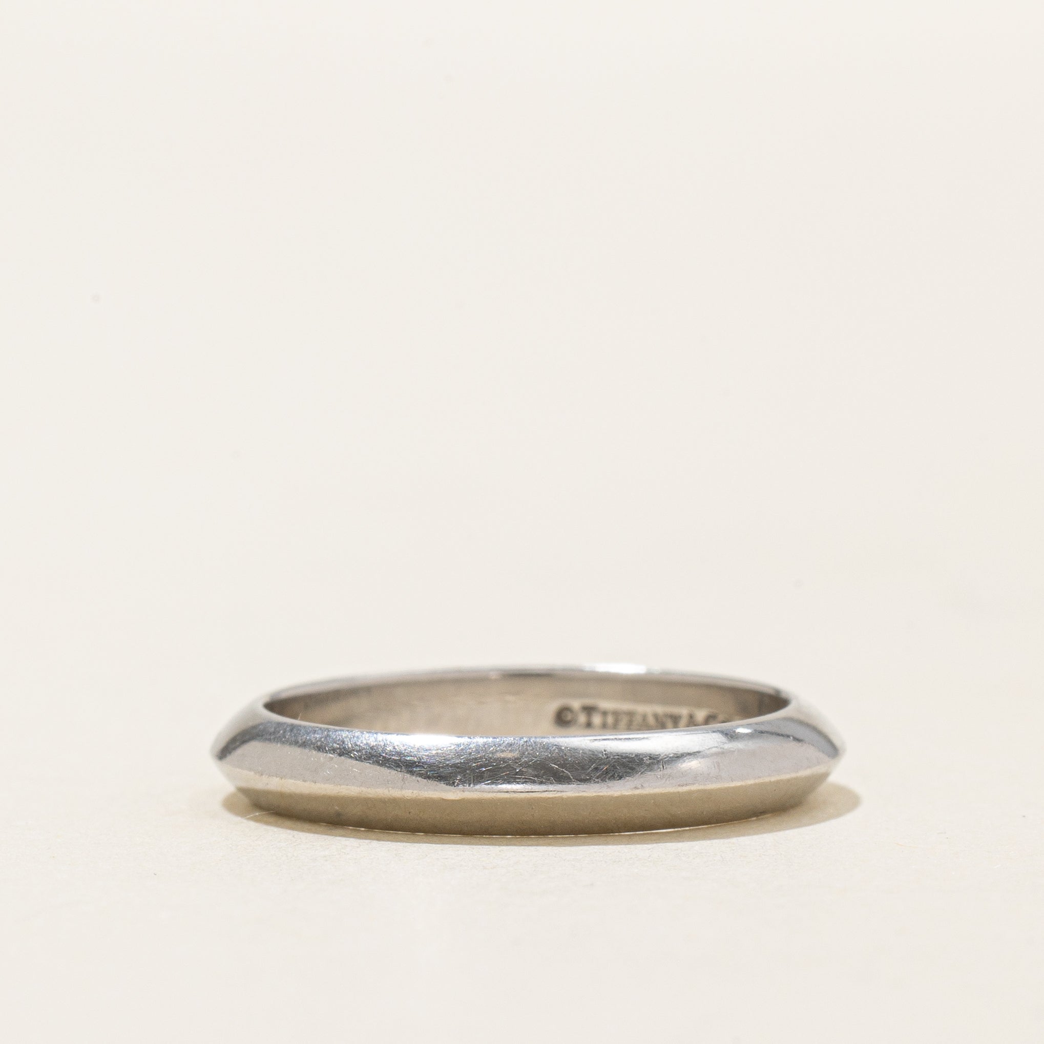 Bague à bords francs « Tiffany & Co. » | 3 mm | Taille 5,5 |