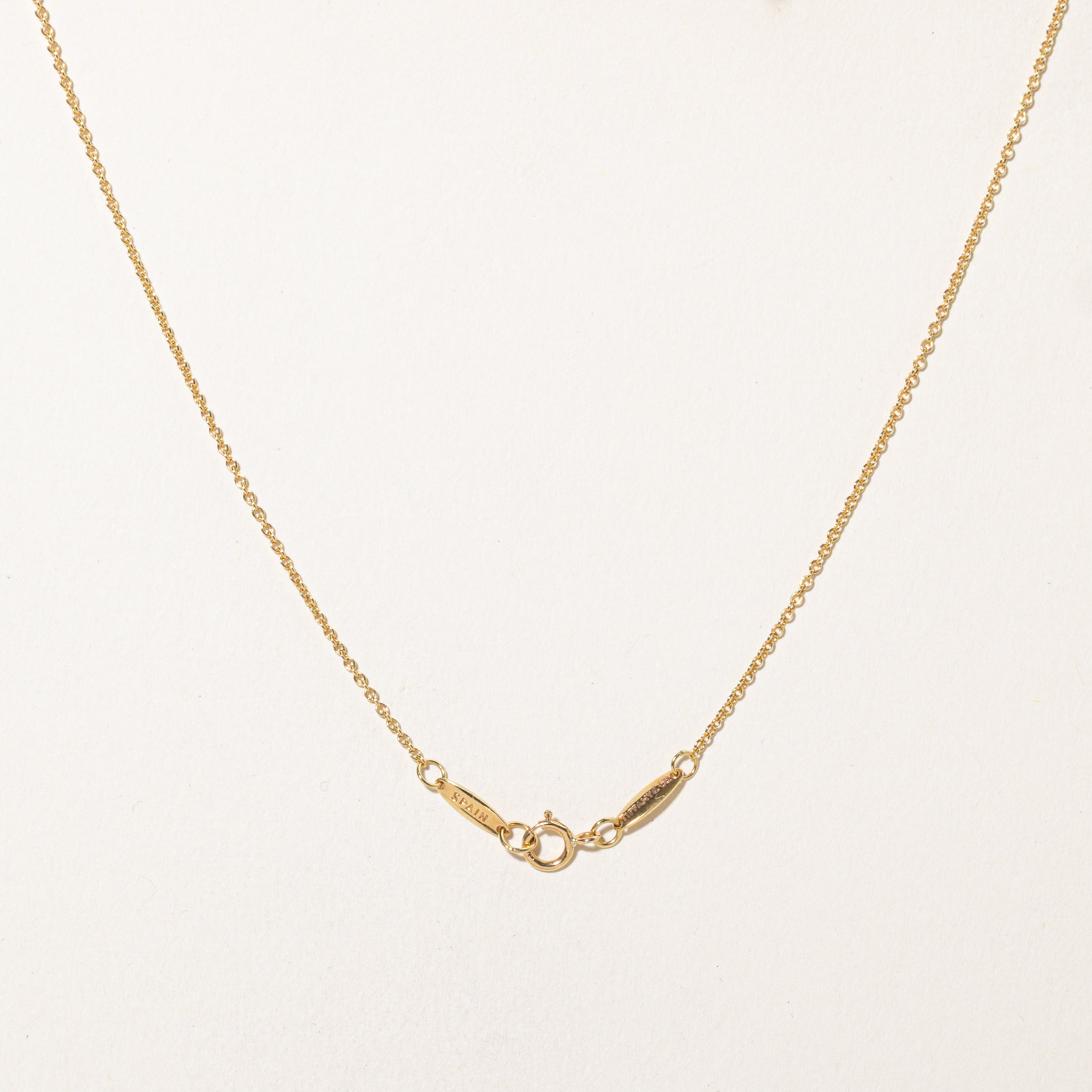 'Tiffany & Co.' Elsa Peretti Starfish Pendant Necklace | 15.5" |