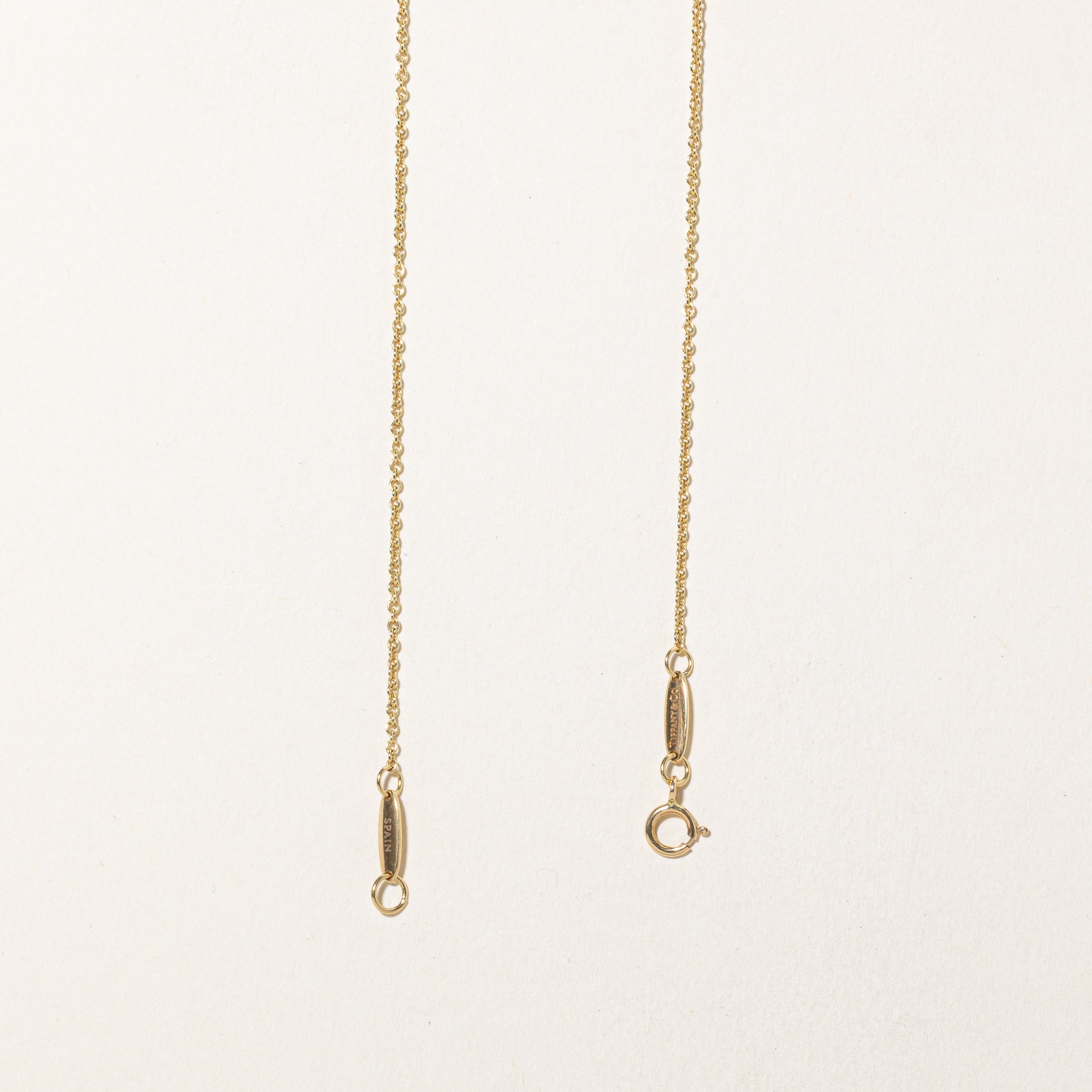 'Tiffany & Co.' Elsa Peretti Eternal Circle Pendant Necklace | 16" |