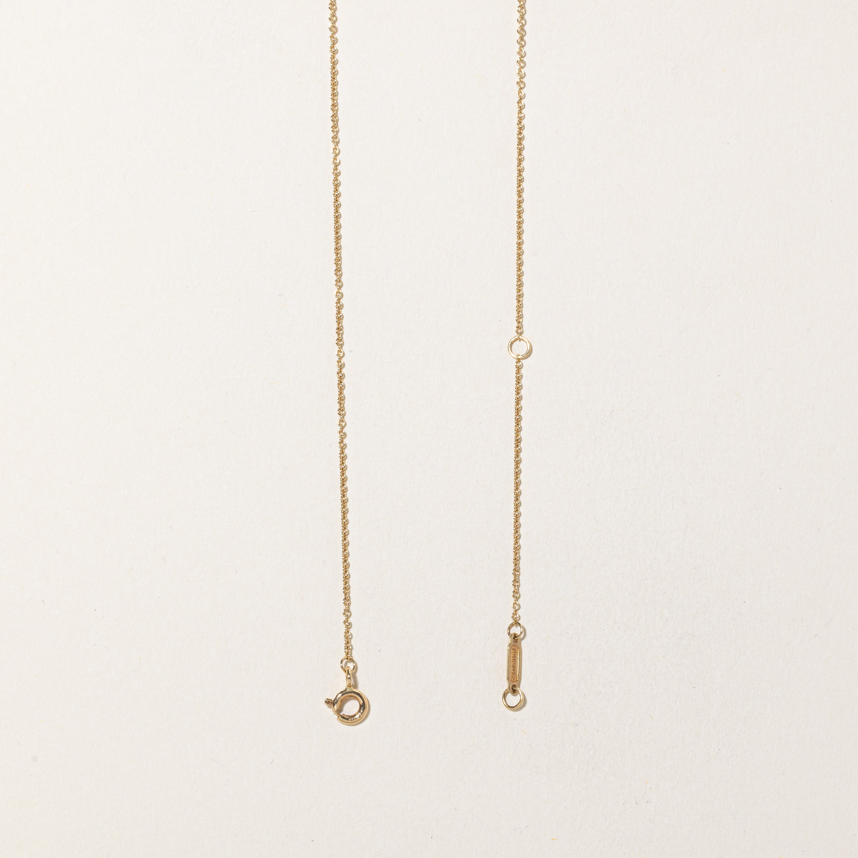 'Tiffany & Co.' Return to Tiffany Double Heart Tag Pendant Necklace | 22" |