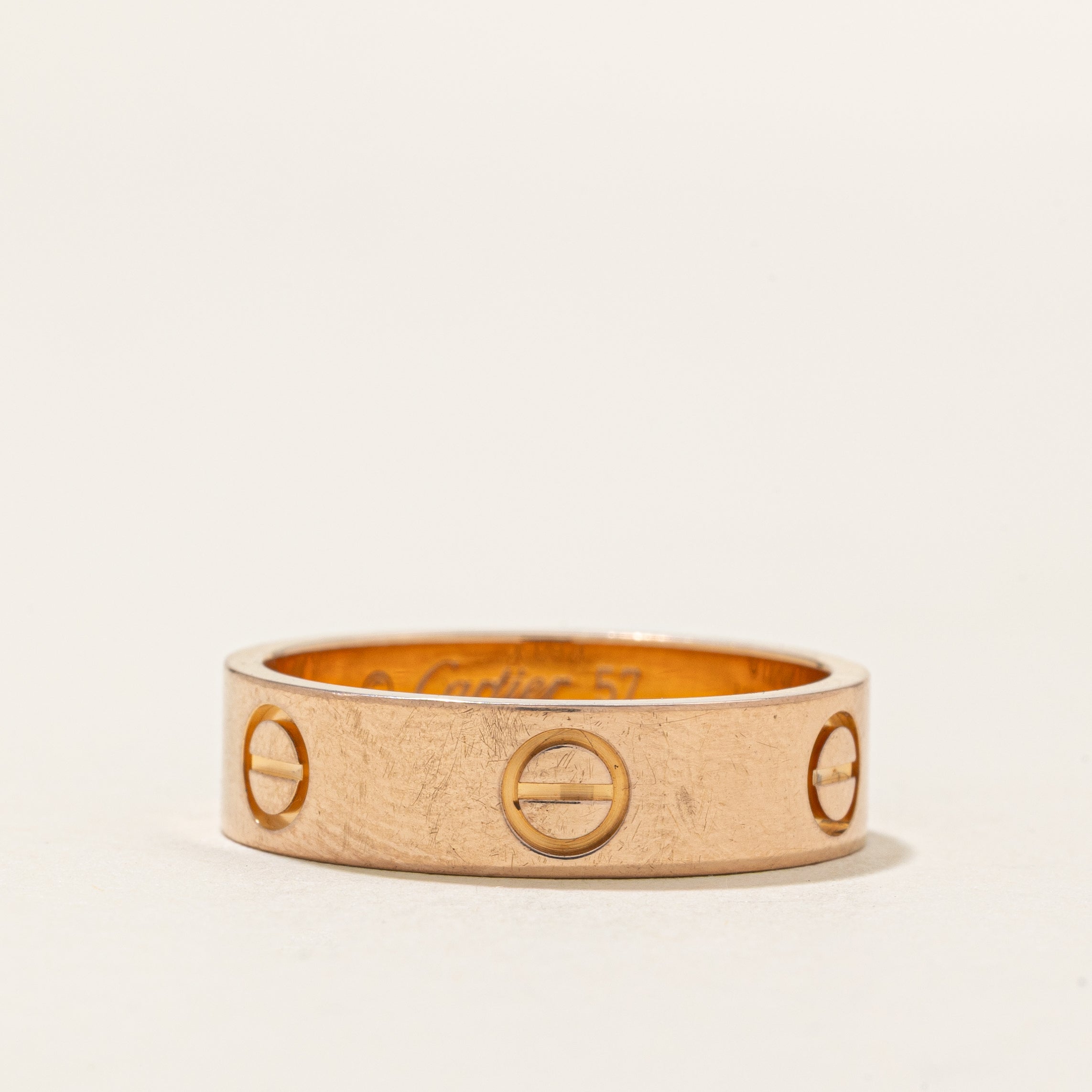 'Cartier' Love Ring, Classic Model | 5.5mm | SZ 8.25 |