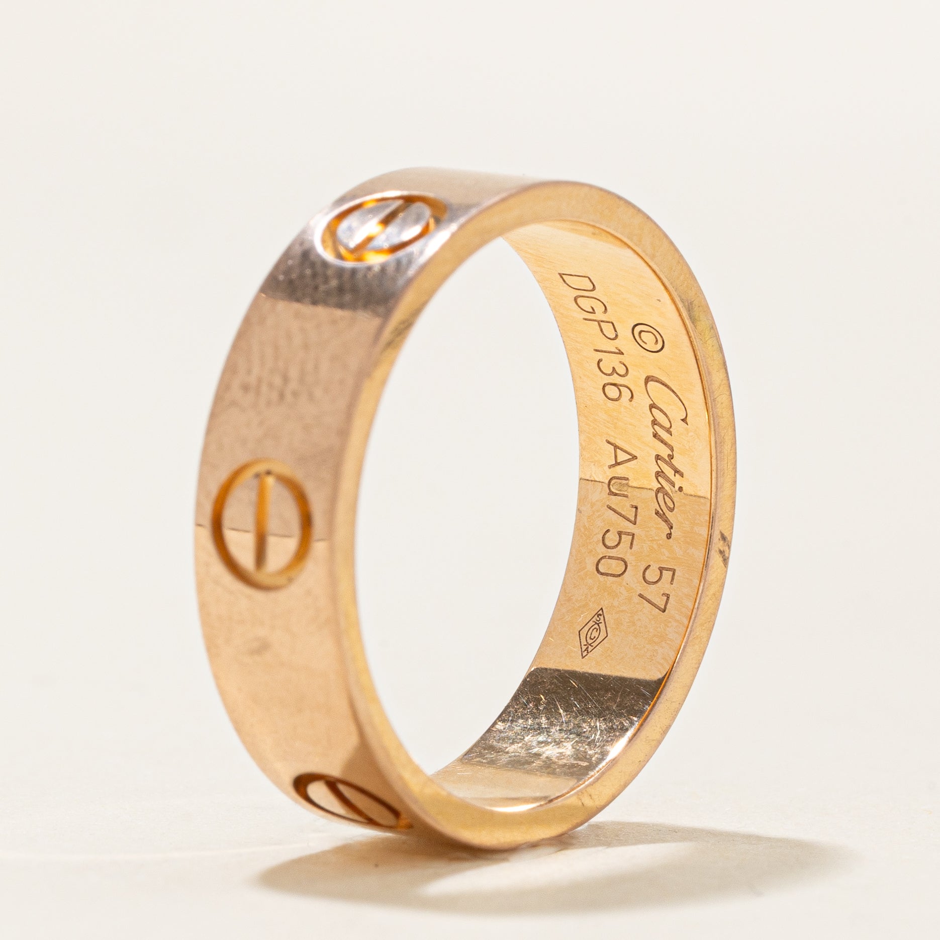 'Cartier' Love Ring, Classic Model | 5.5mm | SZ 8.25 |