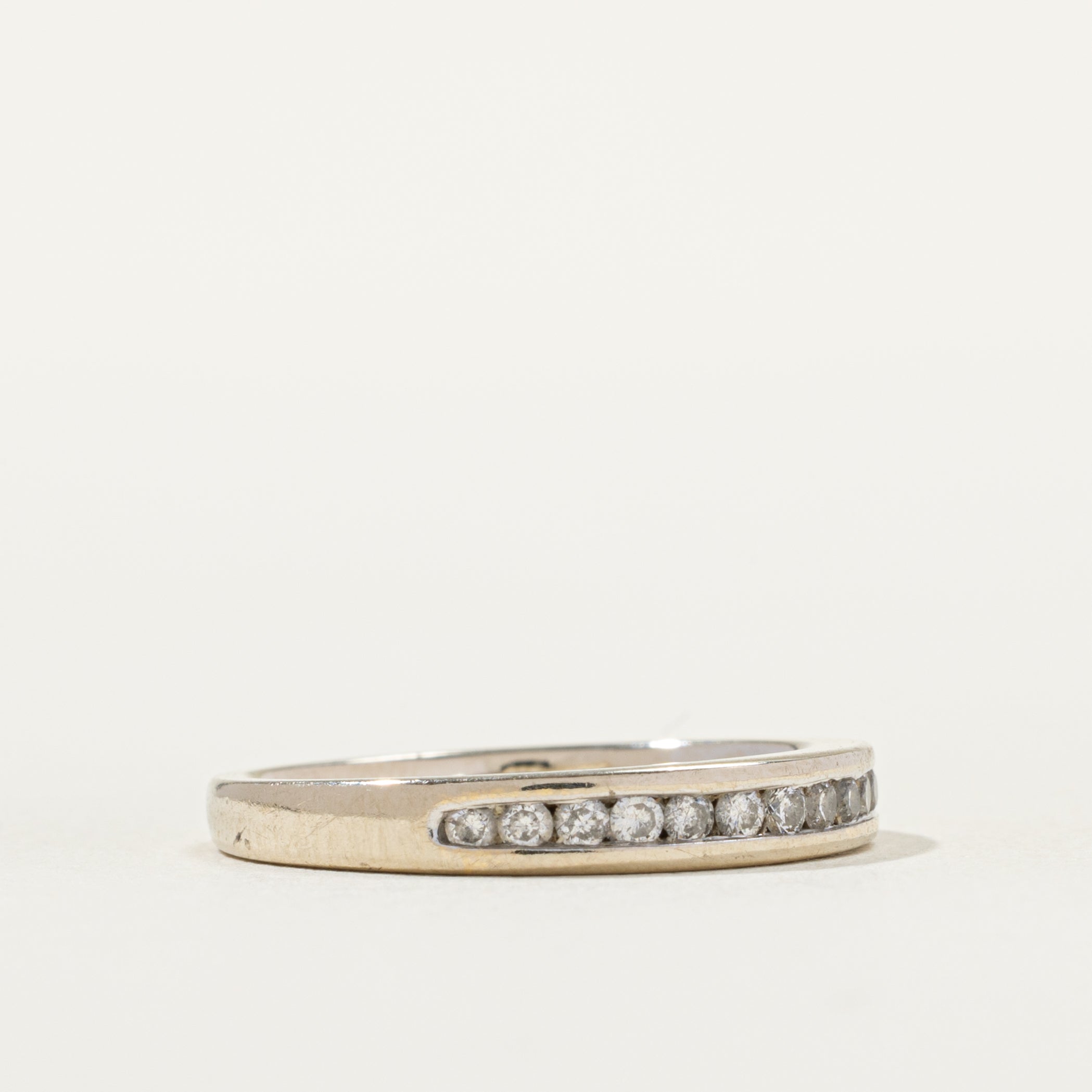 Channel Set Semi Eternity Diamond Band | SZ 6.75 |