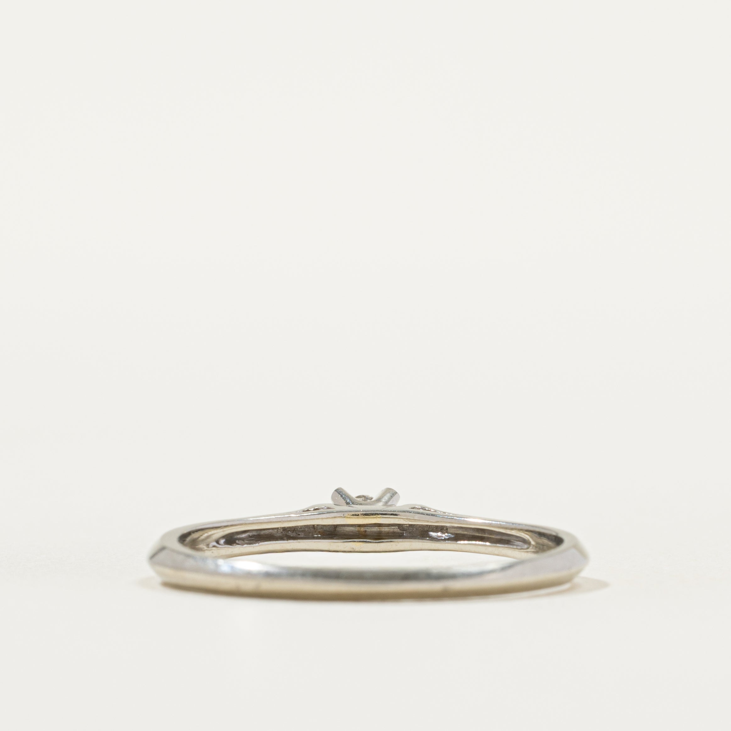 18k White Gold Diamond Ring | SZ 9.75 |