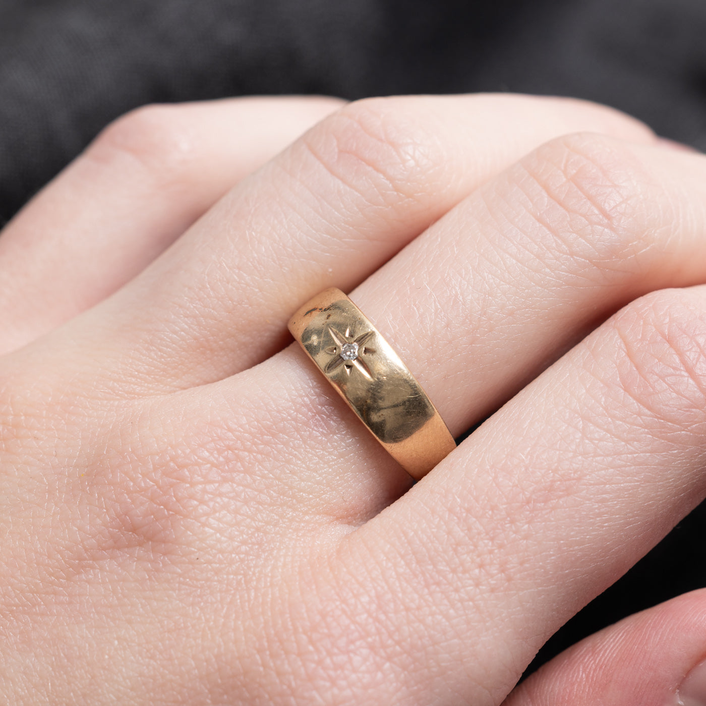 Star Set Diamond Band | SZ 6.25 |