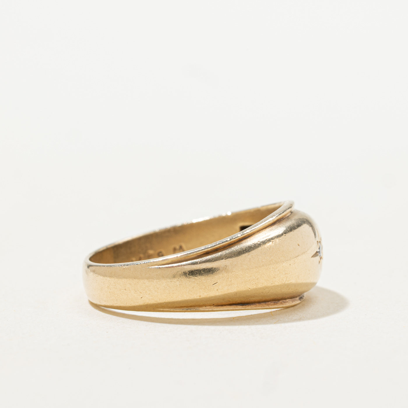 Star Set Diamond Dome Ring | SZ 10.0 |