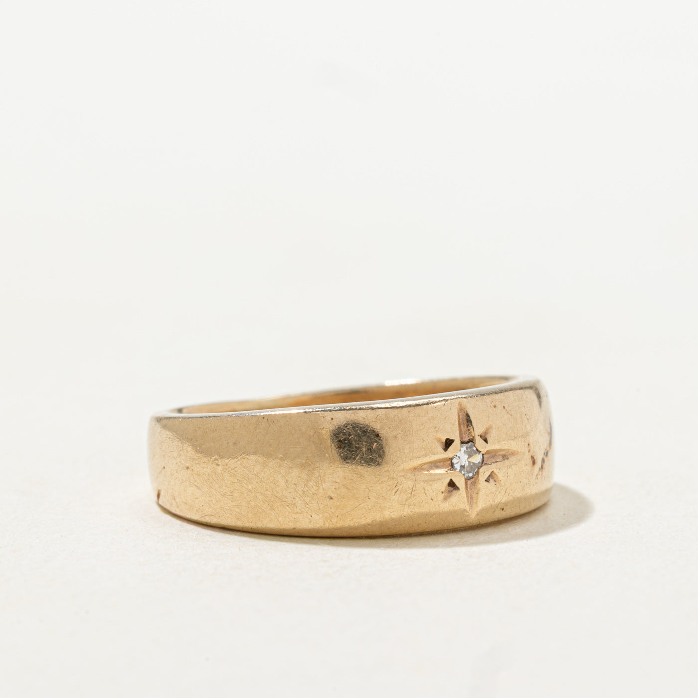 Star Set Diamond Band | SZ 6.25 |
