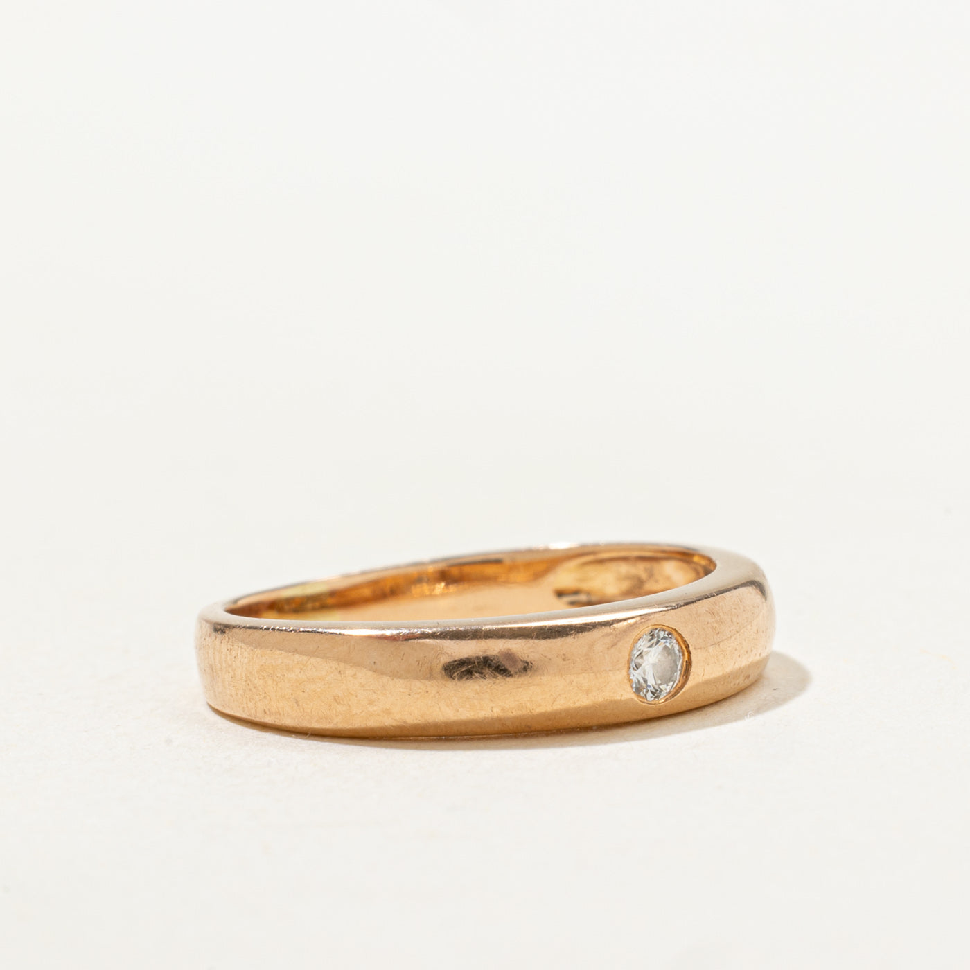 Flush Set Diamond Band | SZ 4.0 |