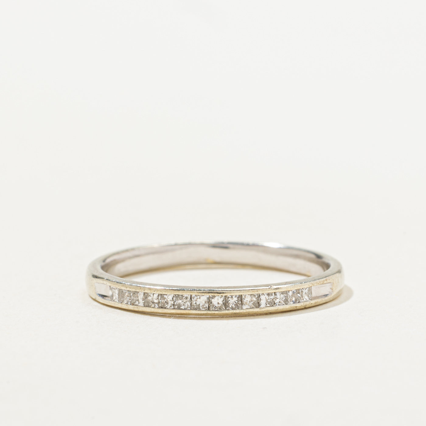 Princess Cut Semi Eternity Diamond Band | 2.10mm | SZ 6.5 |