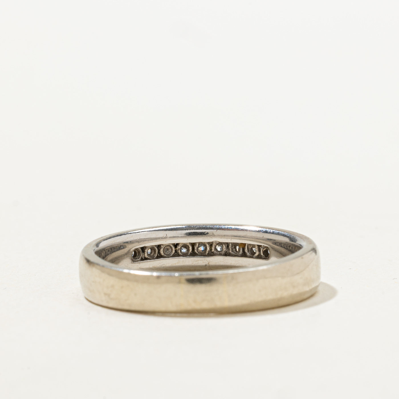 Channel Set Diamond Band | 4.20mm | SZ 6.75 |