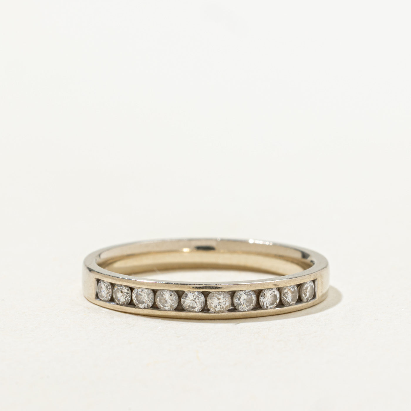 Channel Set Semi Eternity Diamond Band | 2.75mm | SZ 6.25 |