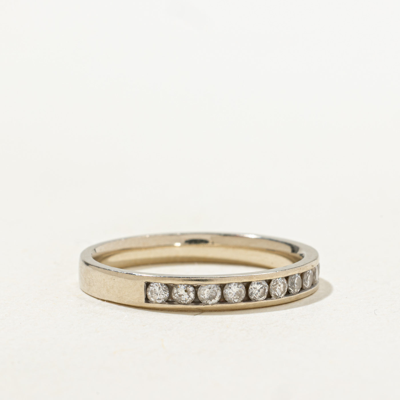 Channel Set Semi Eternity Diamond Band | 2.75mm | SZ 6.25 |