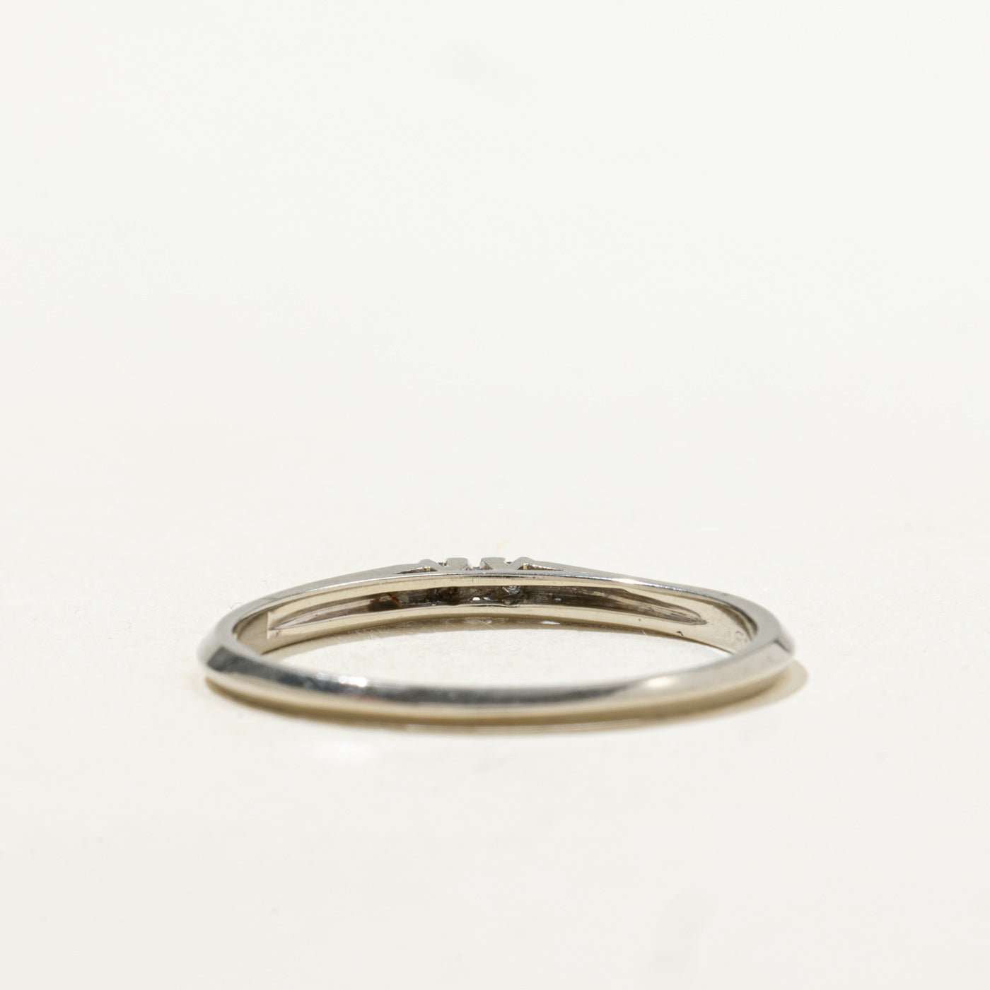 Two Stone Diamond Thin Band | SZ 9.75 |