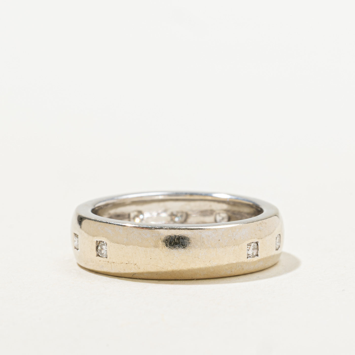 Flush Set Semi Eternity Diamond Band | 5.30mm | SZ 6.0 |