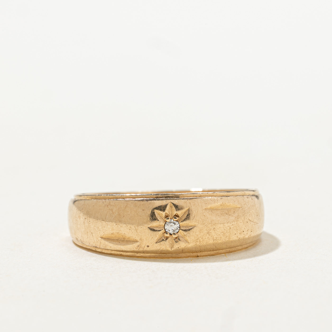 Star Set Diamond Band | SZ 9.25 |