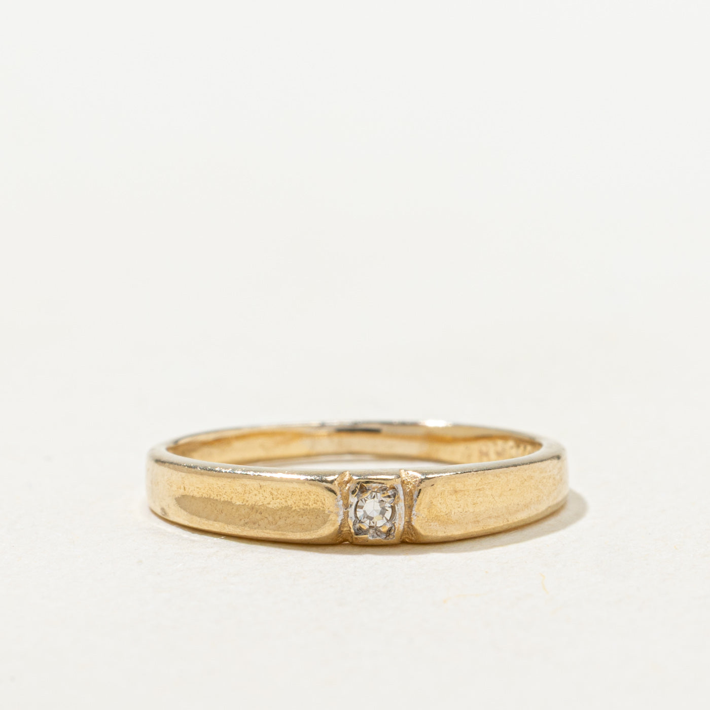 Solitaire Diamond Thin Band | SZ 3.5 |