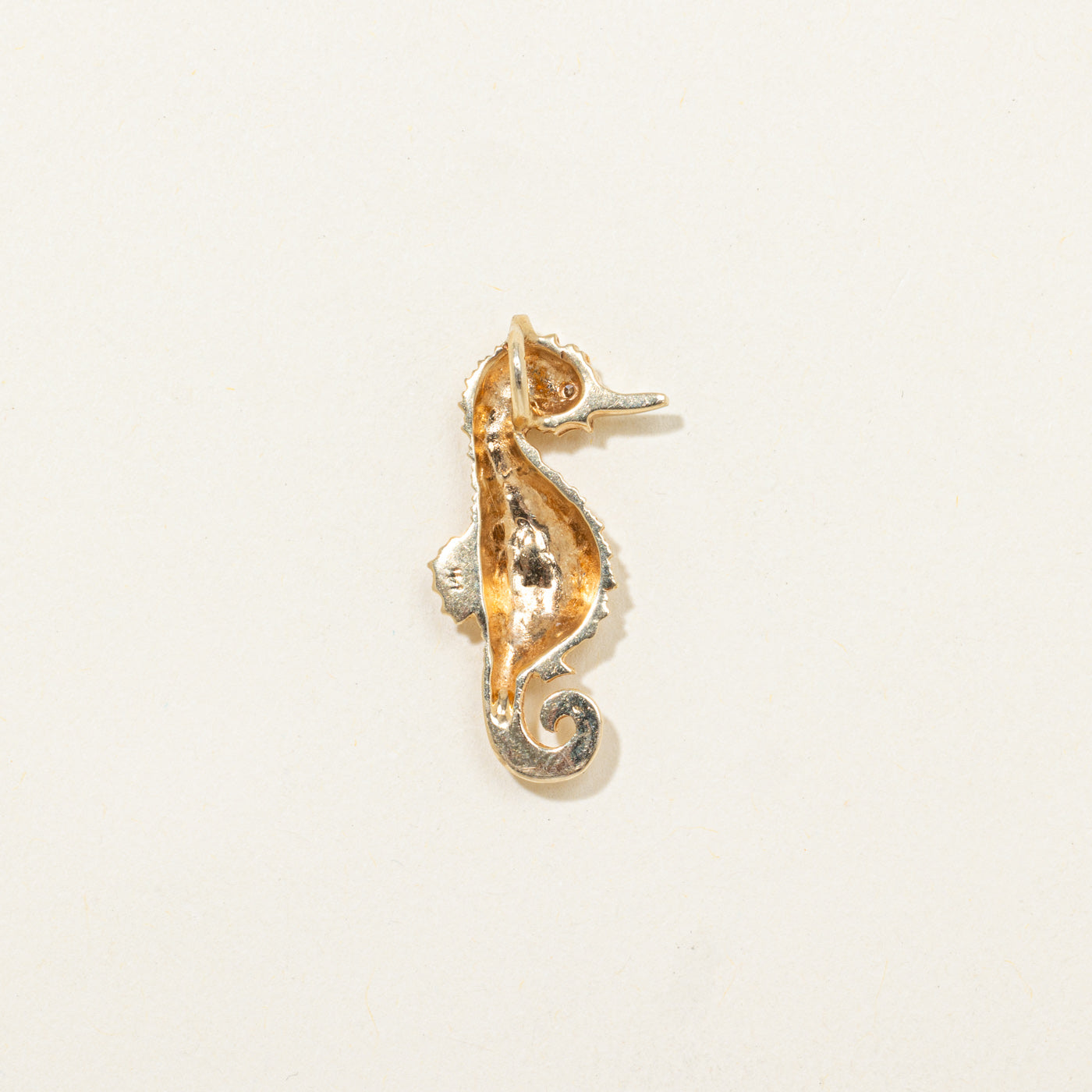 Diamond Seahorse Pendant