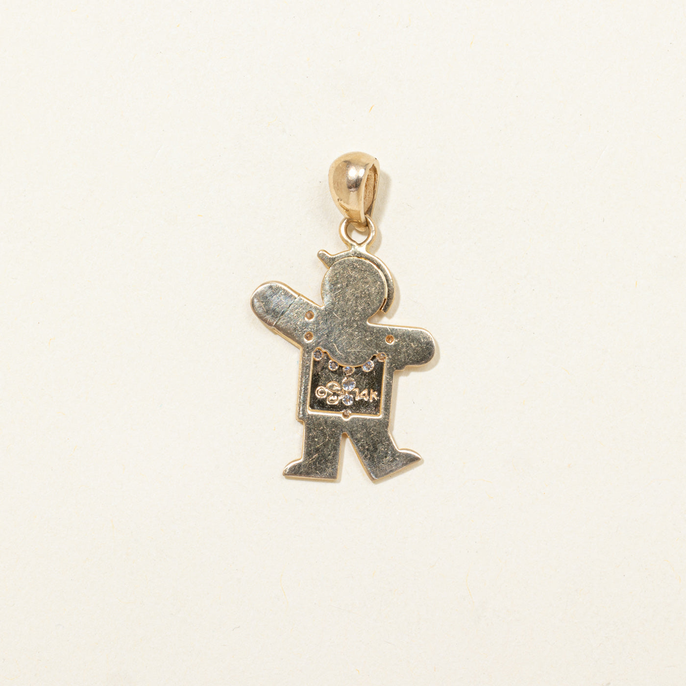 Pendentif enfant en diamant