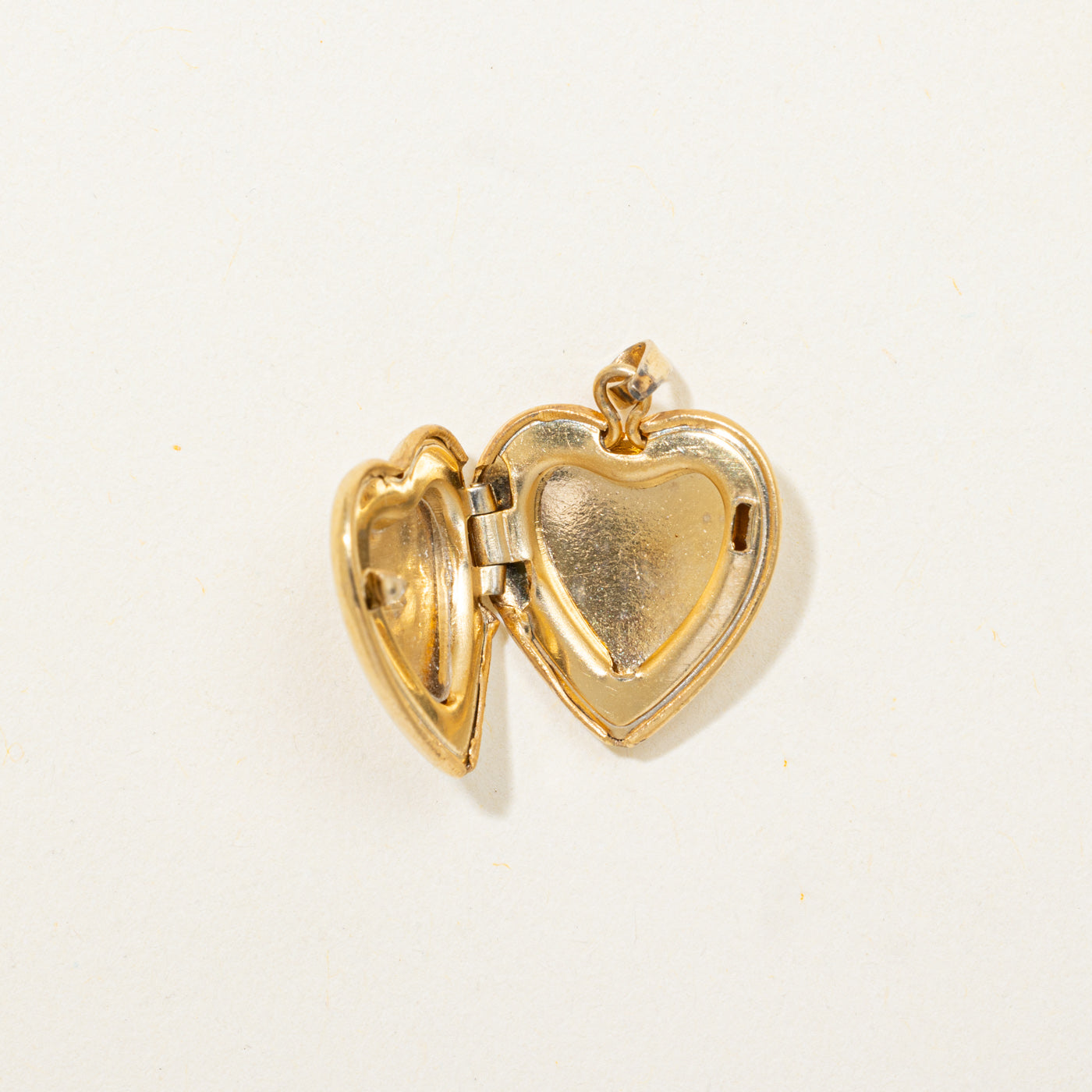 Star Set Diamond Heart Locket Pendant