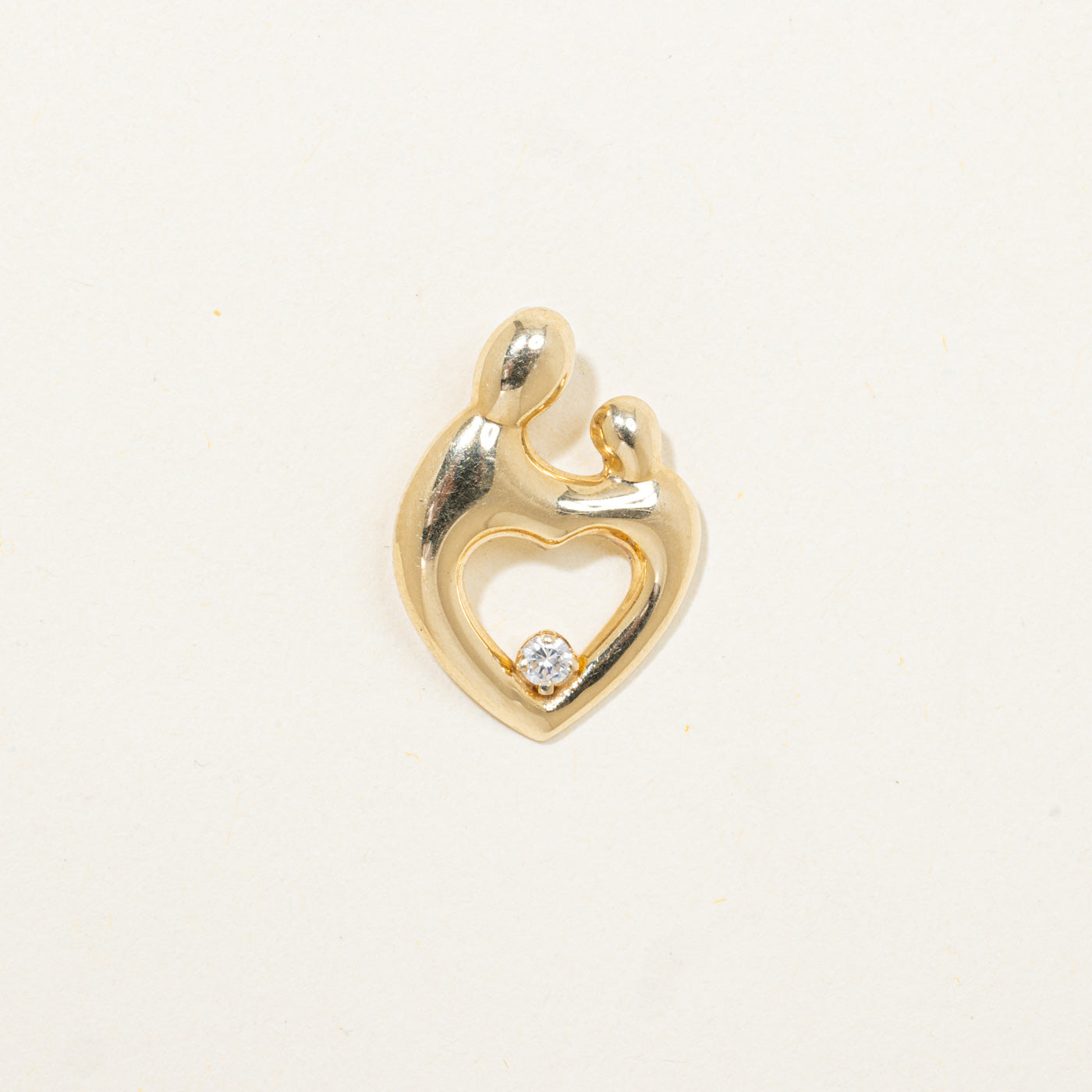 'Janel Russell' Diamond Mother & Child Pendant