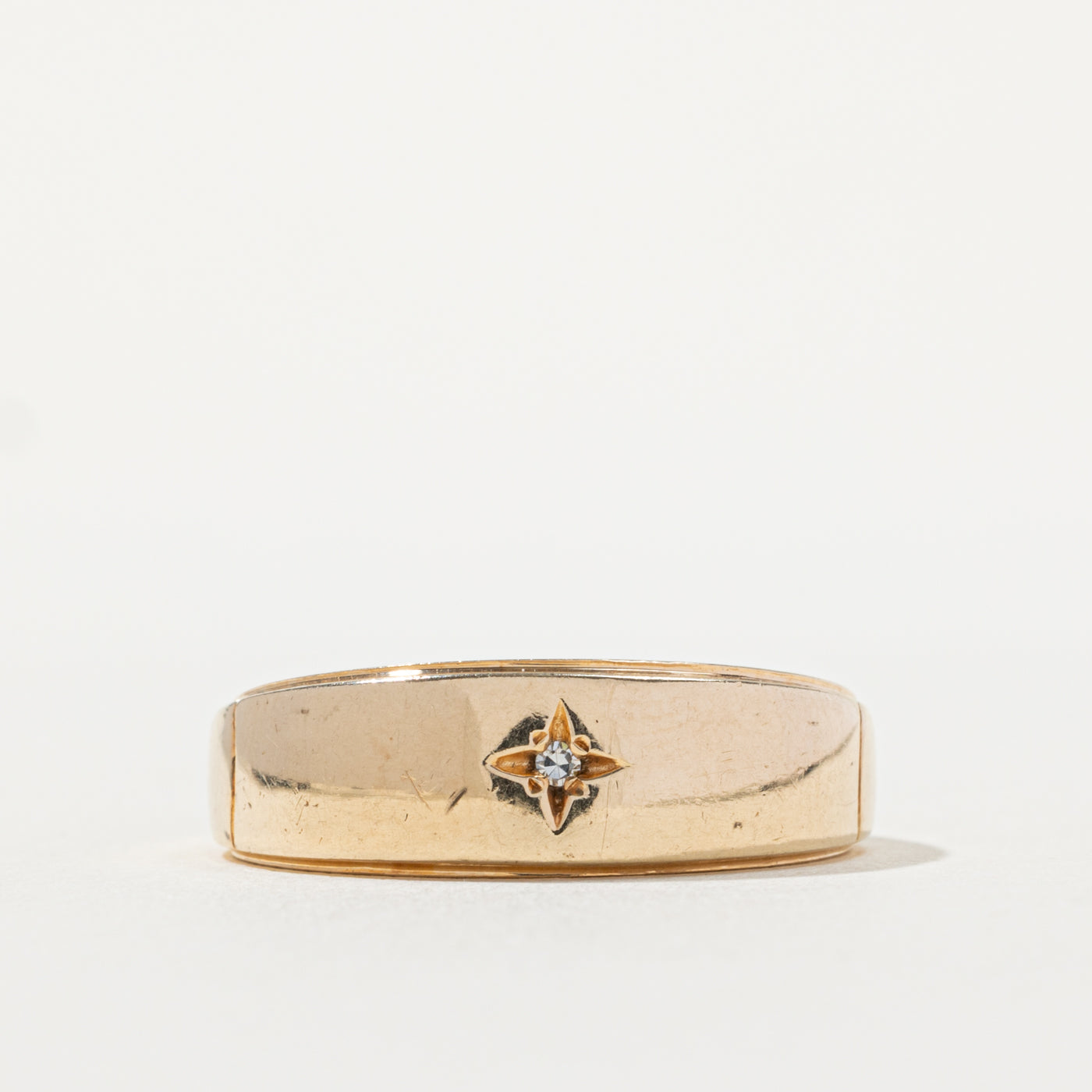 10k Star Set Diamond Band | SZ 10