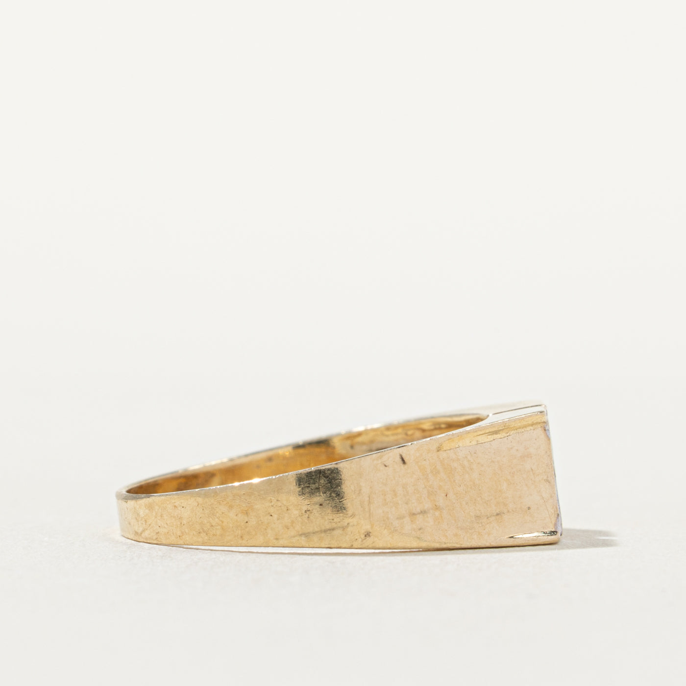 10k Diamond "K" Initial Ring | SZ 5.5