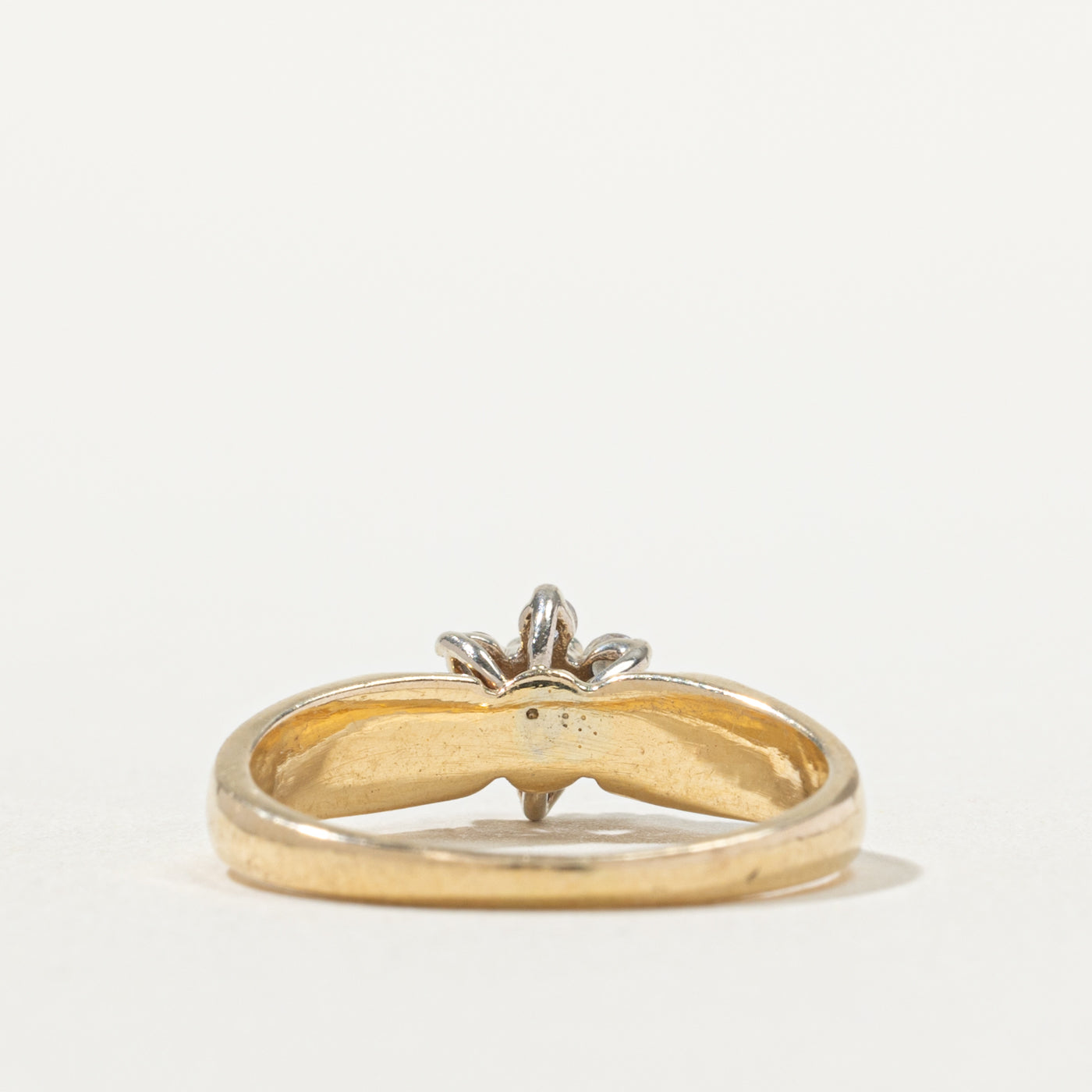 14k Diamond Cluster Floral Ring | SZ 4.75