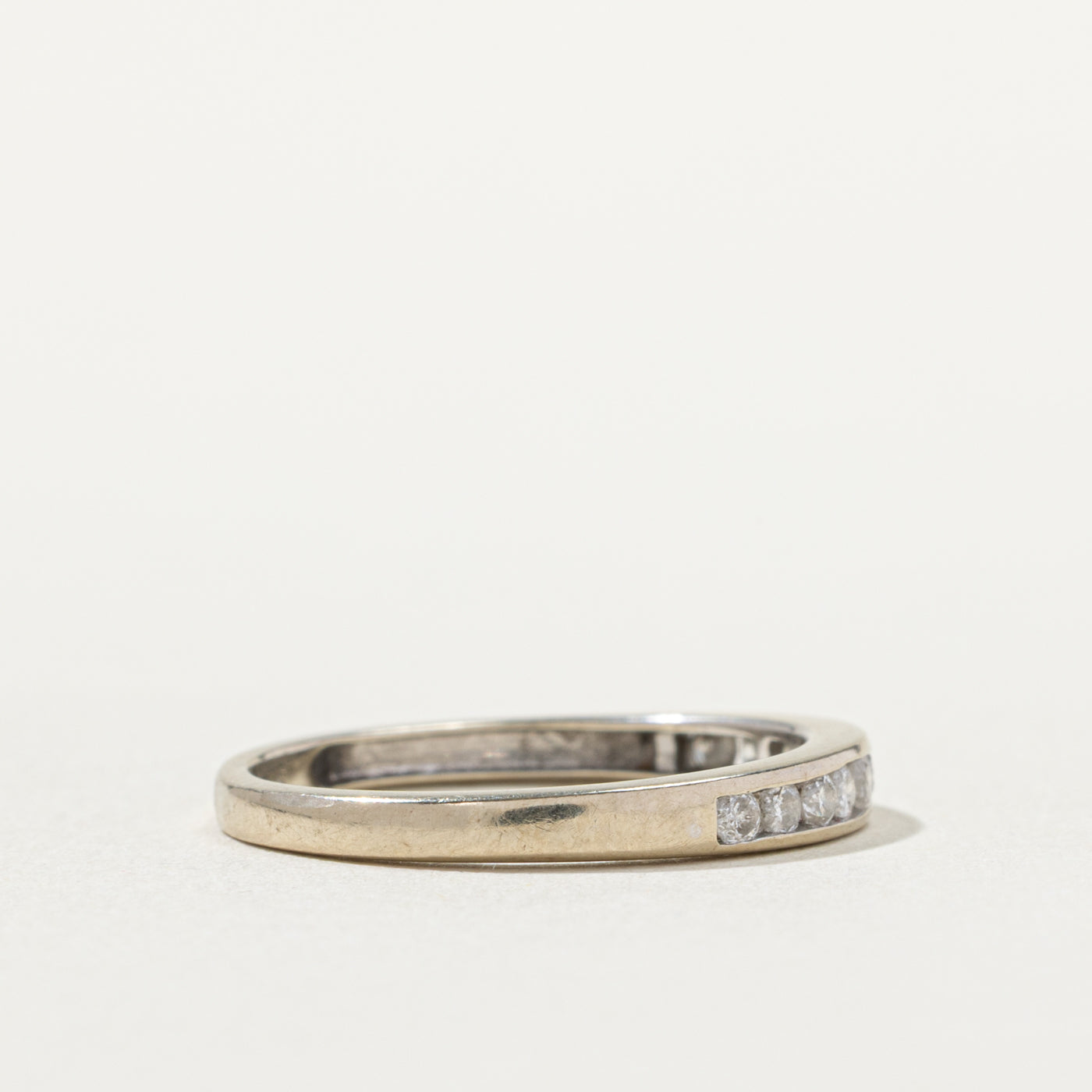 Channel Set Semi Eternity Diamond Band | 2mm | SZ 5.75