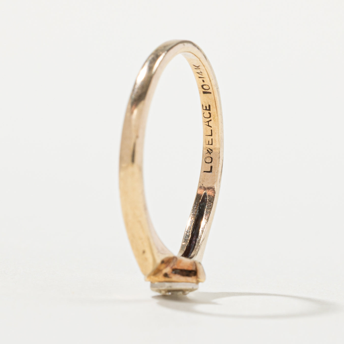 10k Diamond Heart Ring | SZ 6.25