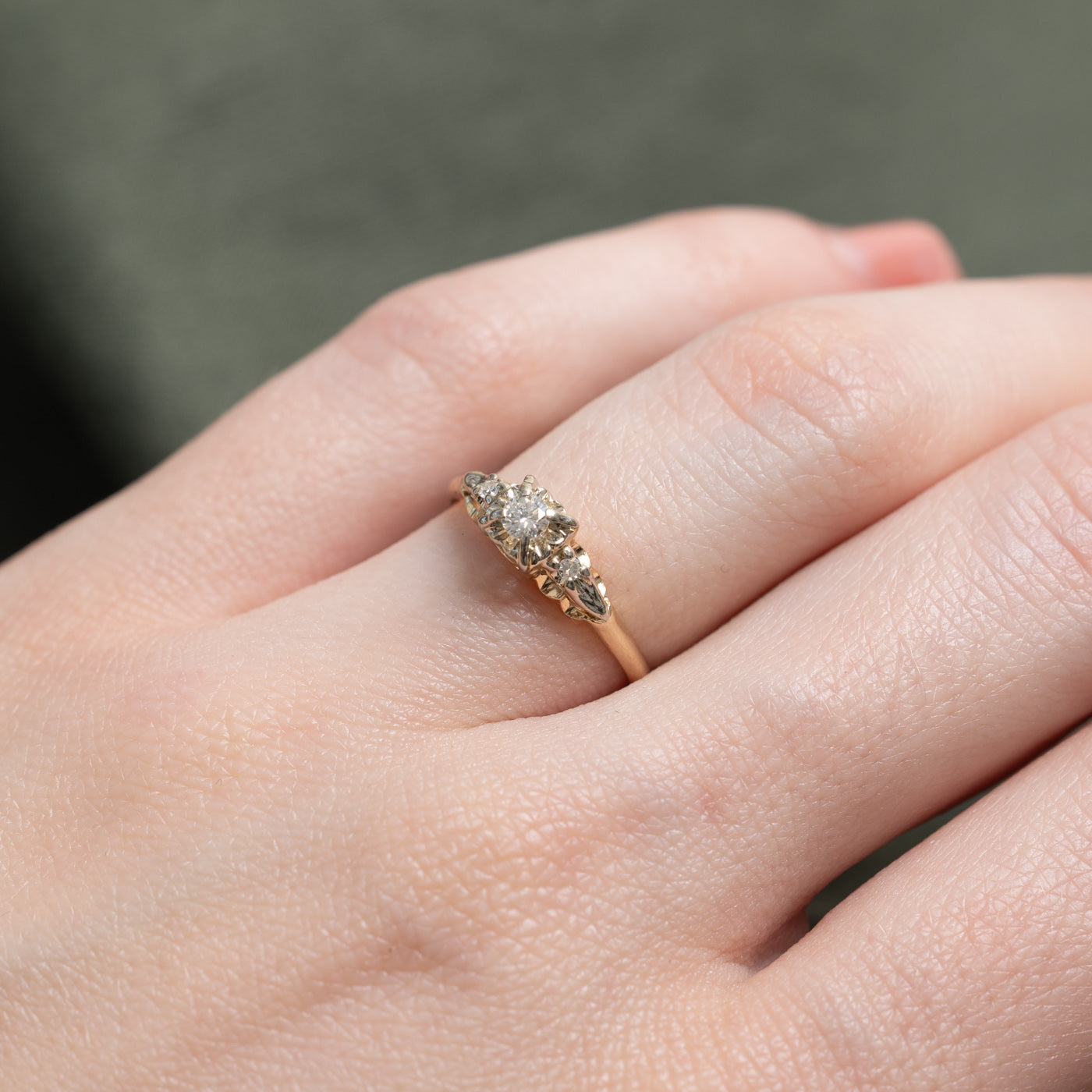 Bague florale Illusion Set | Taille 4,75