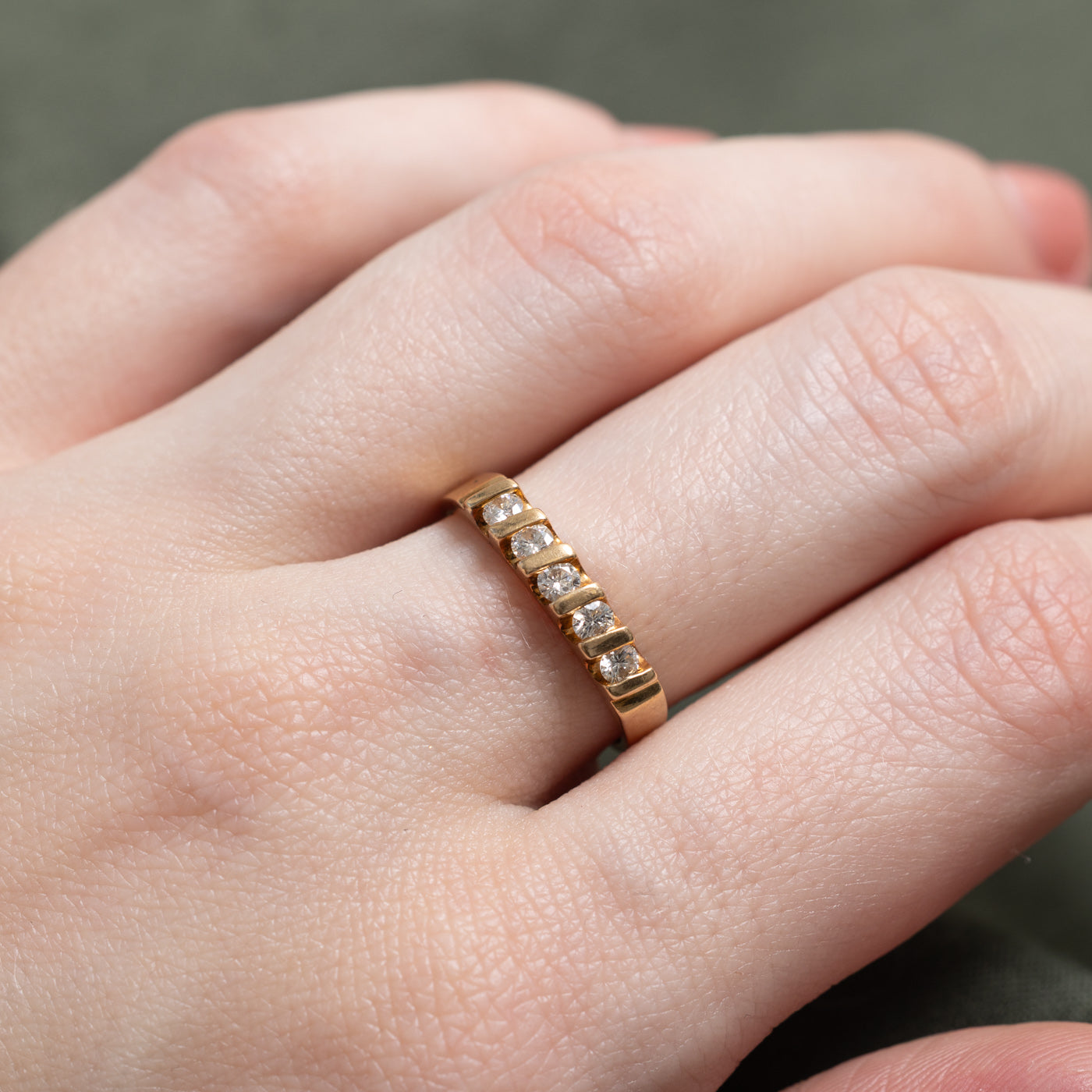 Five Stone Diamond Band | SZ 7.0