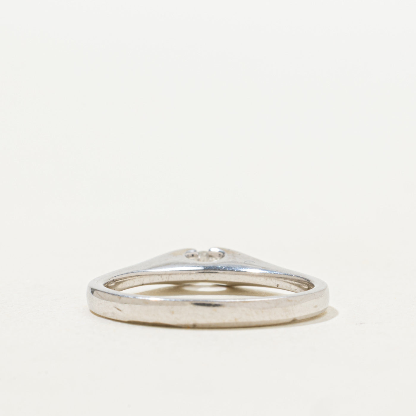 Bague en diamant rond taille brillant | Taille 6,75