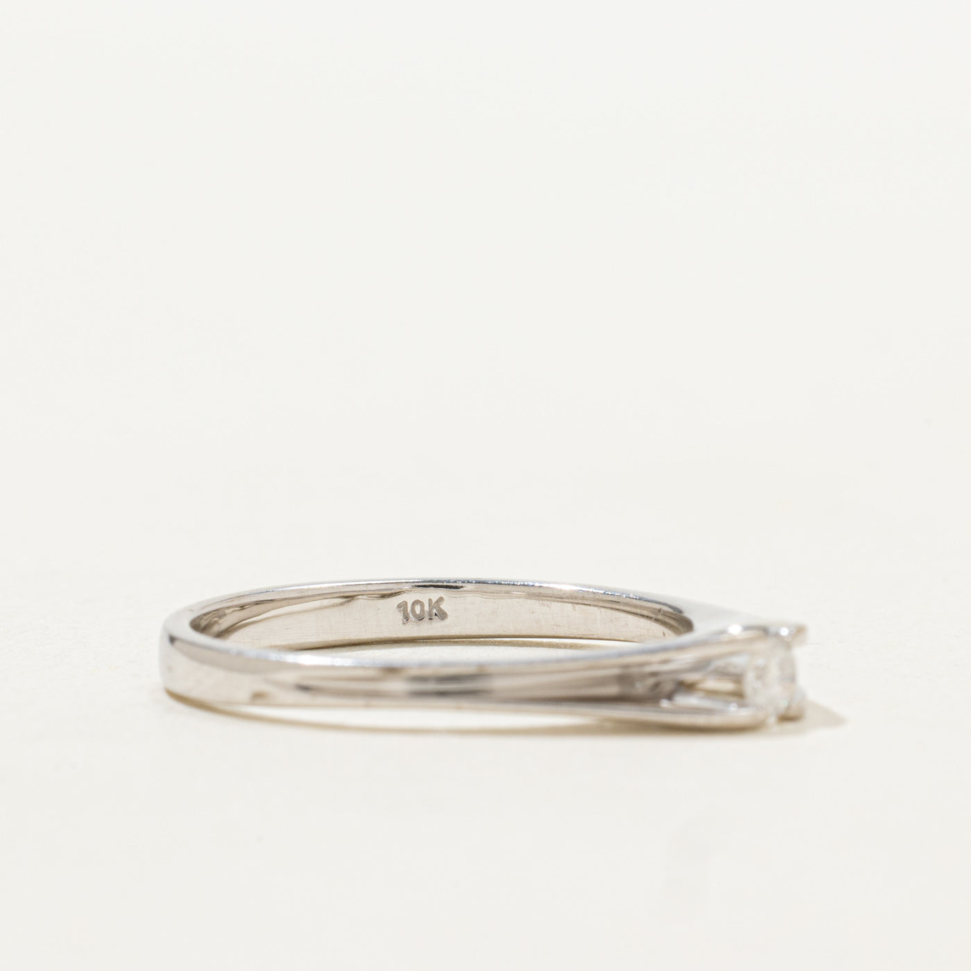 Bague en diamant rond taille brillant | Taille 6,75