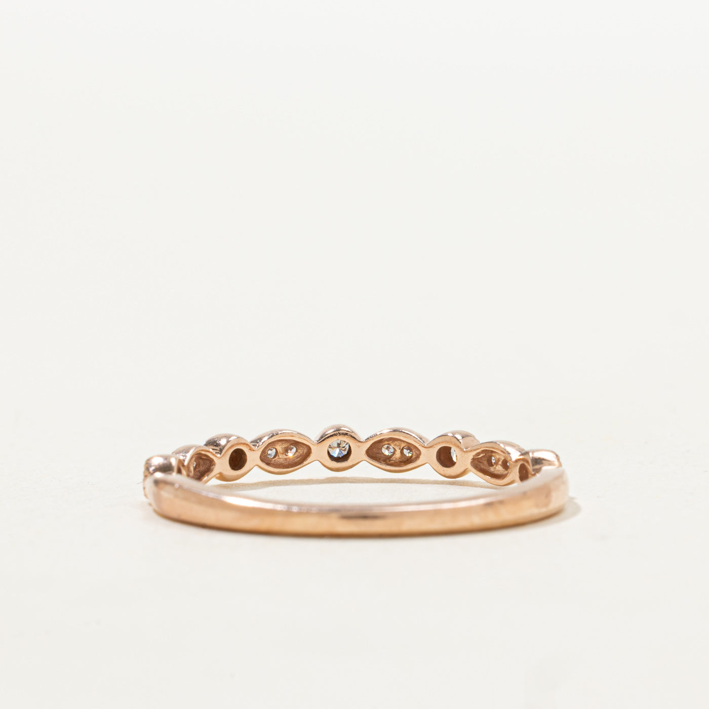 Diamond Marquise Milgrain Band | SZ 8.5