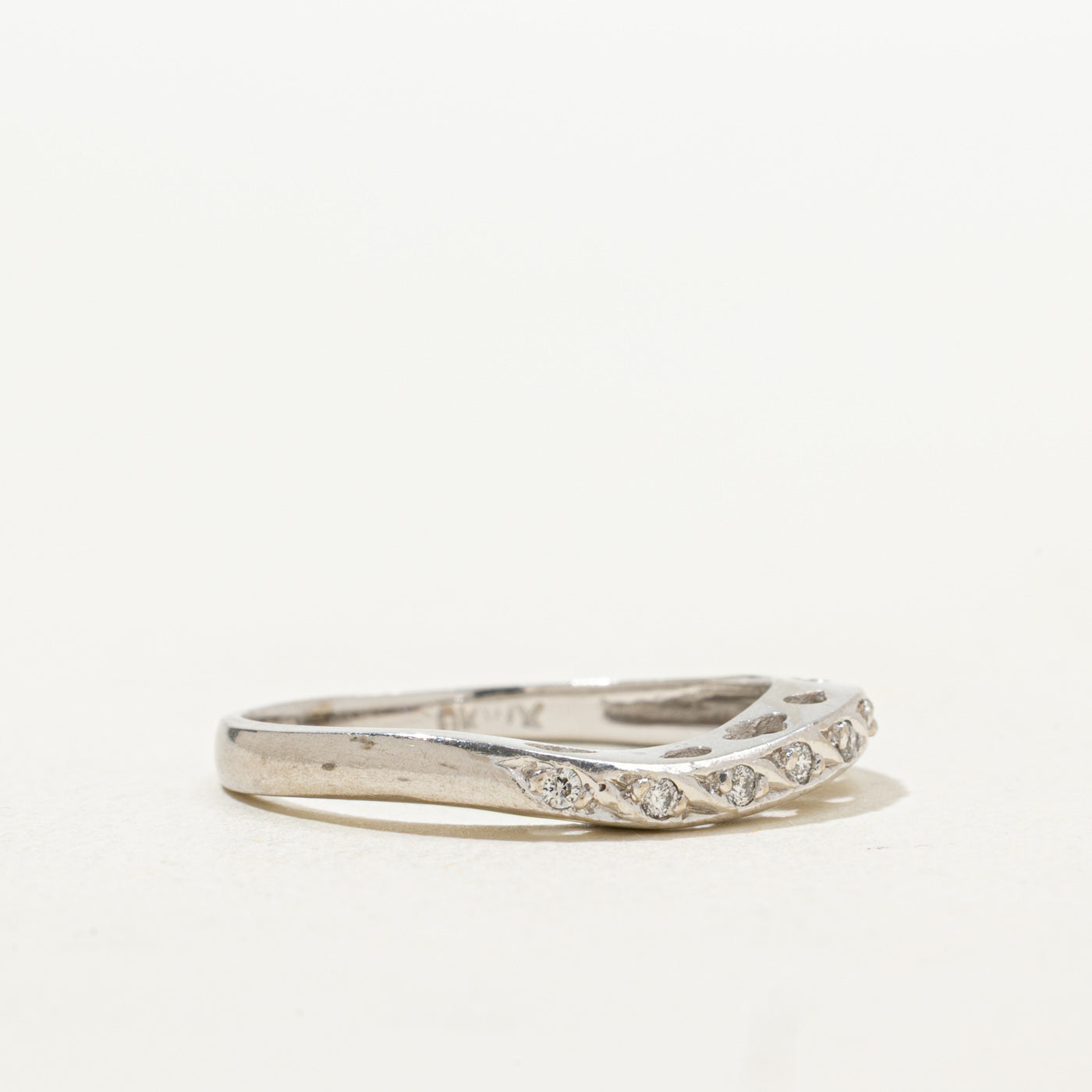 Bague Diamond Wave Band | Taille 7,5