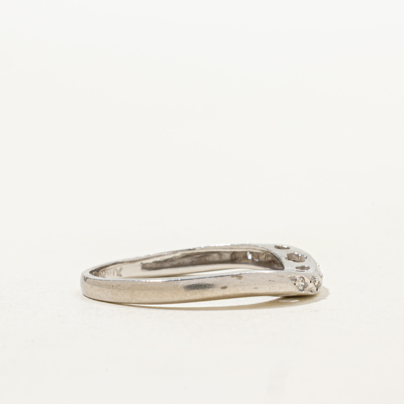 Bague Diamond Wave Band | Taille 7,5