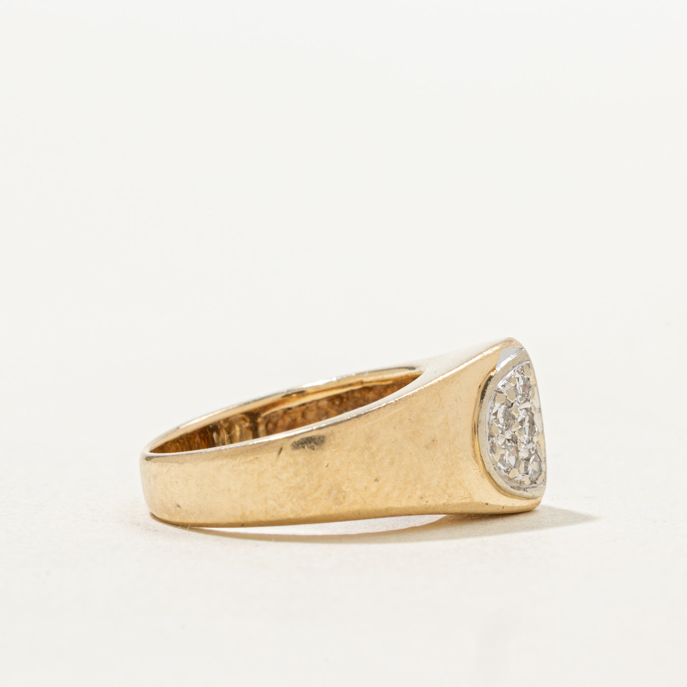 Illusion Set Diamond Pointed Ring | SZ 2.25