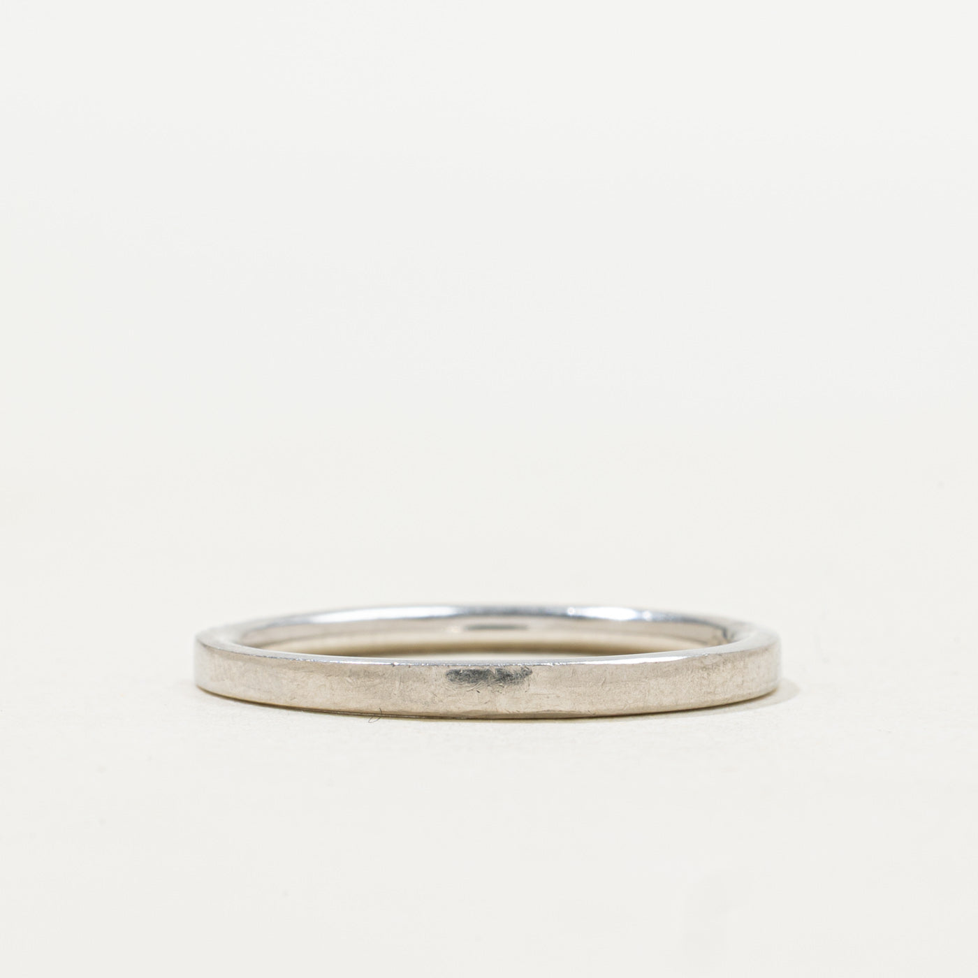 Platinum Semi Eternity Diamond Band | SZ 5.75