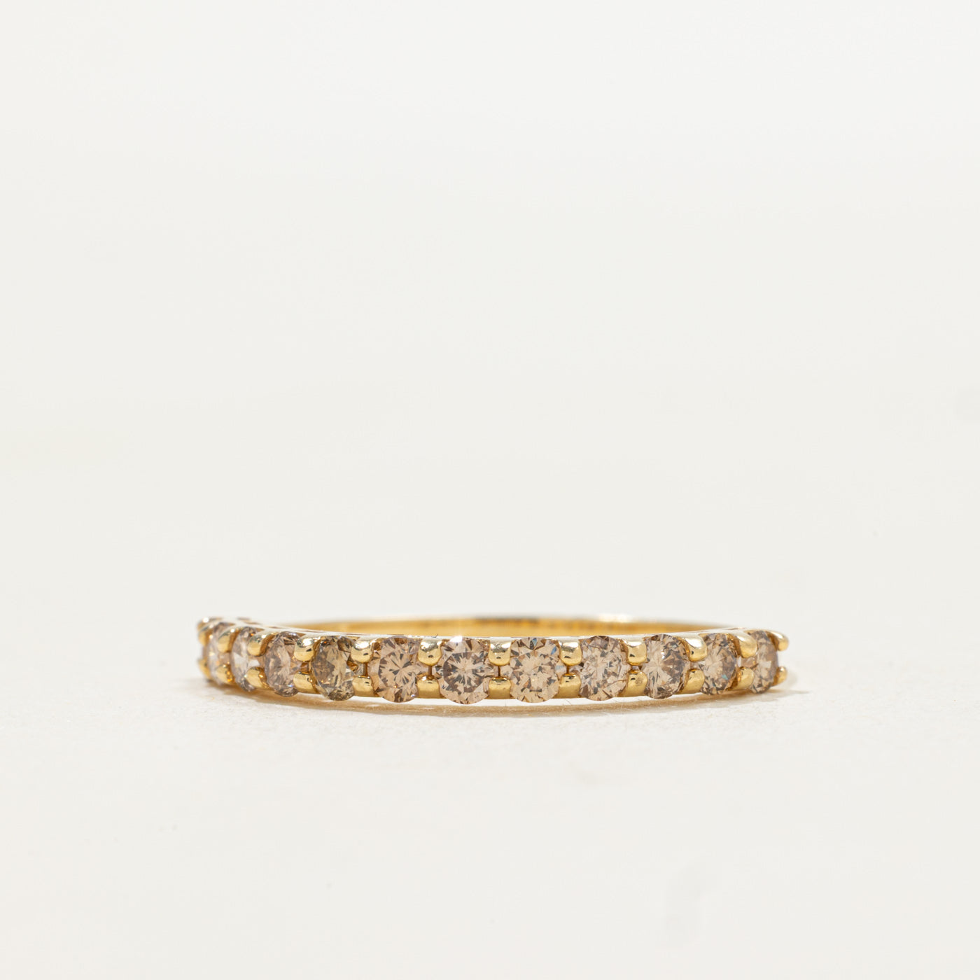 18k Semi Eternity Diamond Band | SZ 6.25