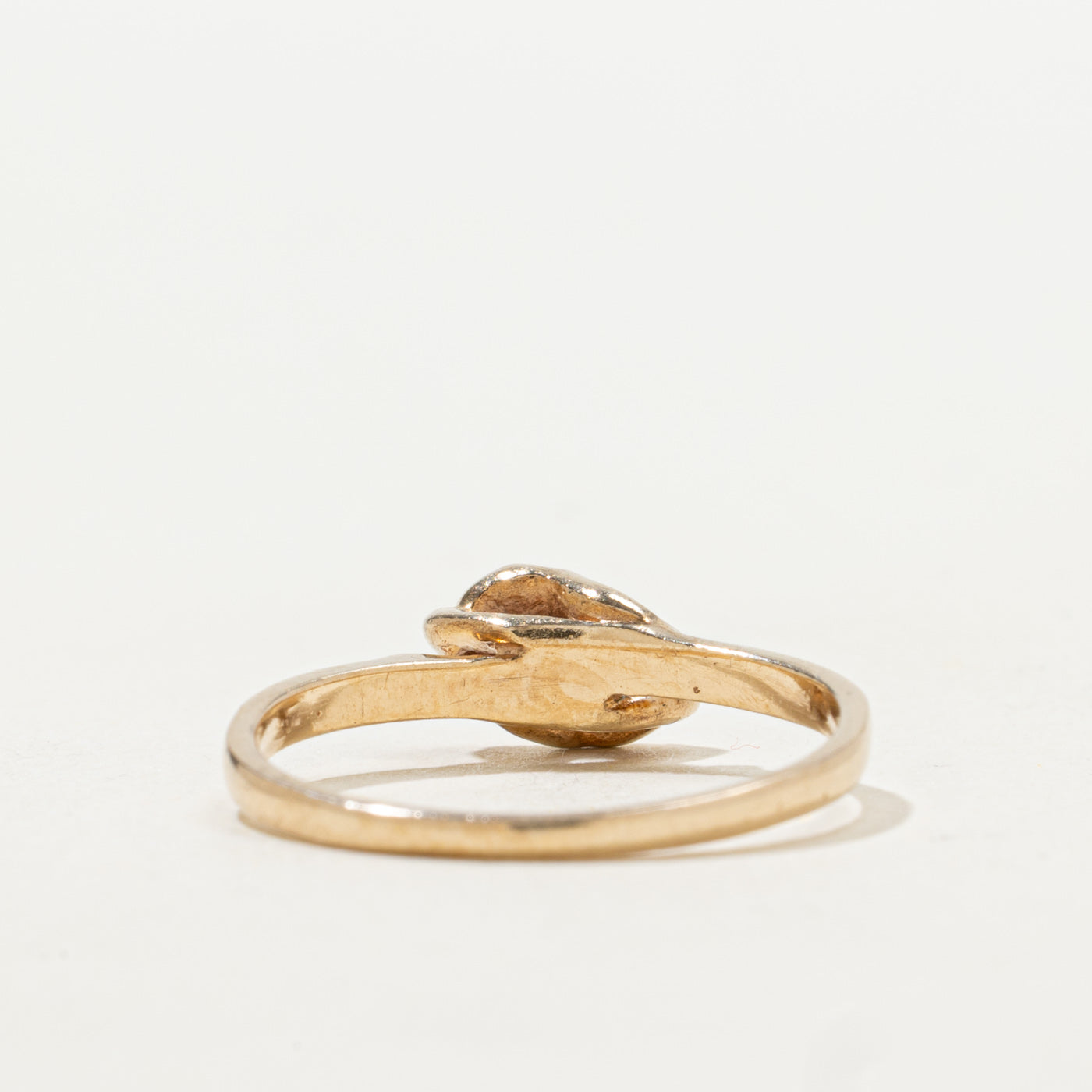 Two Stone Diamond Double Heart Ring | SZ 6.5