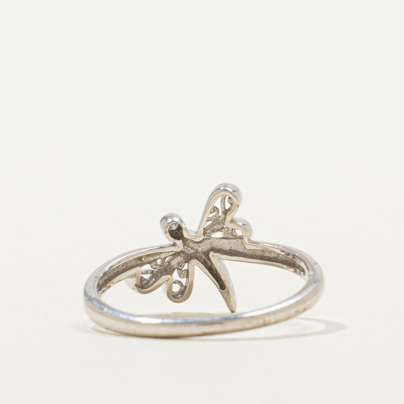 Diamond Dragonfly Ring | SZ 6.5