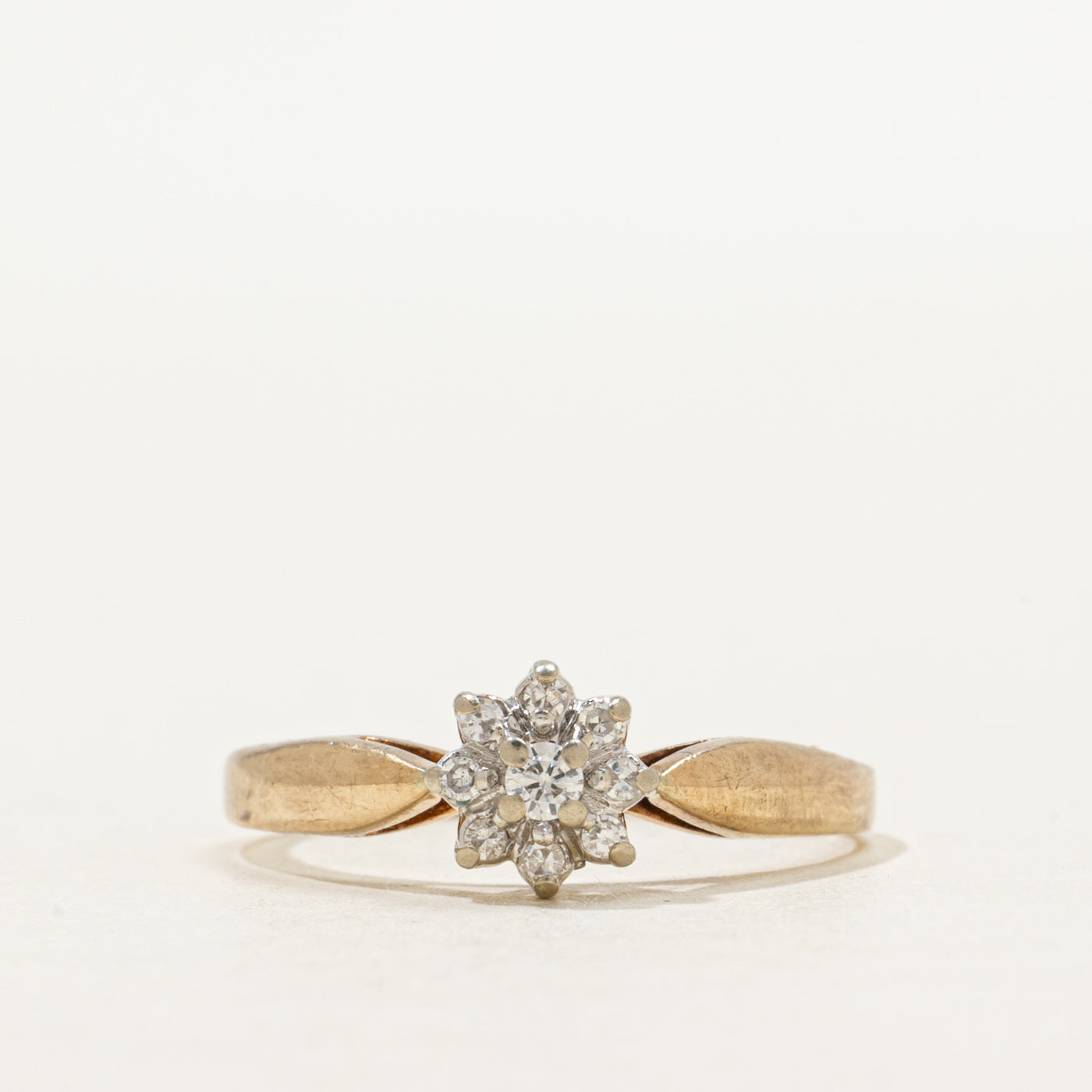Diamond Petal Cluster Ring | SZ 7.25
