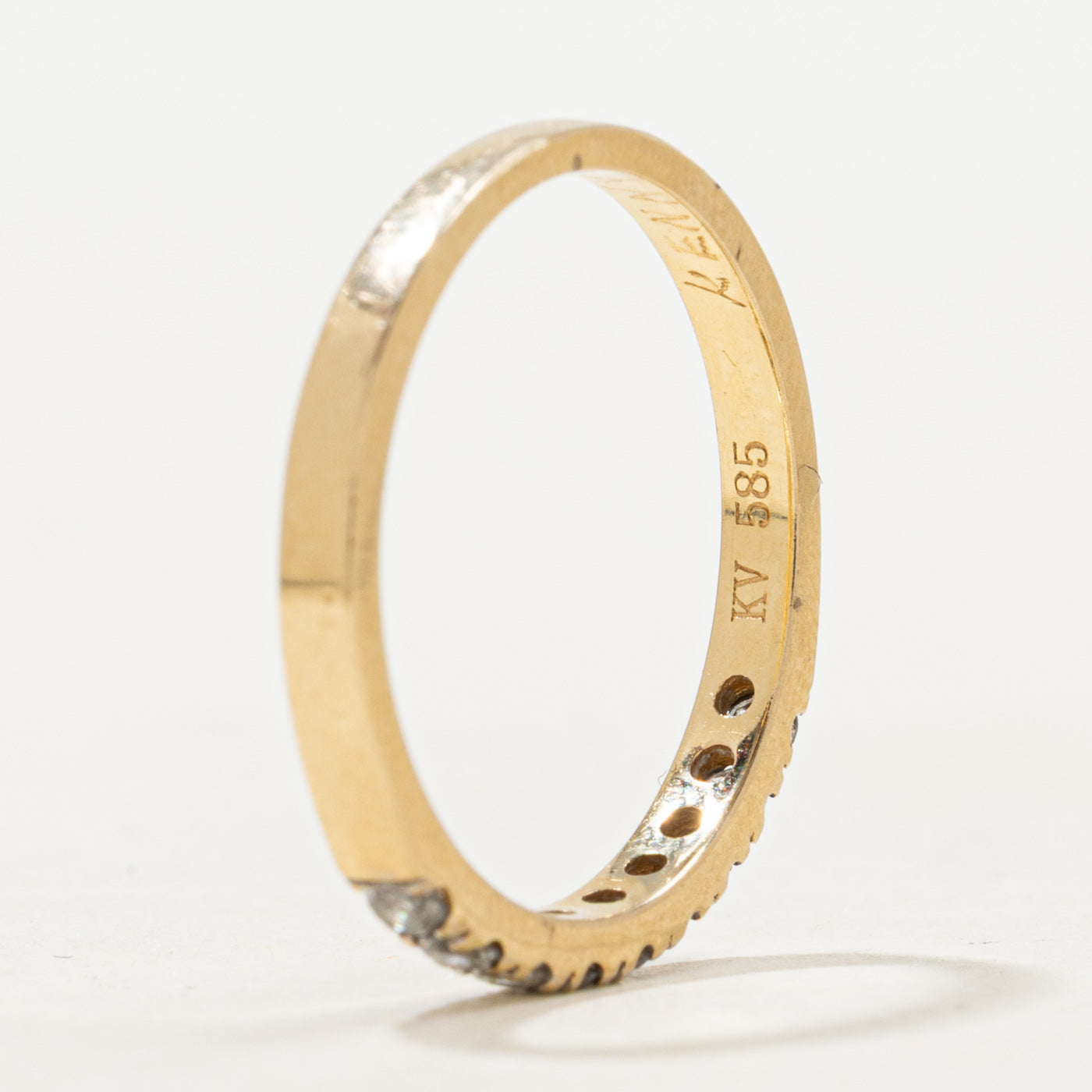 Semi Eternity Diamond Band | 2.25mm | SZ 6.25